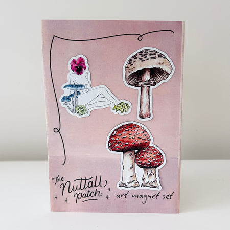 Art Magnet Set - Fungi is Female II