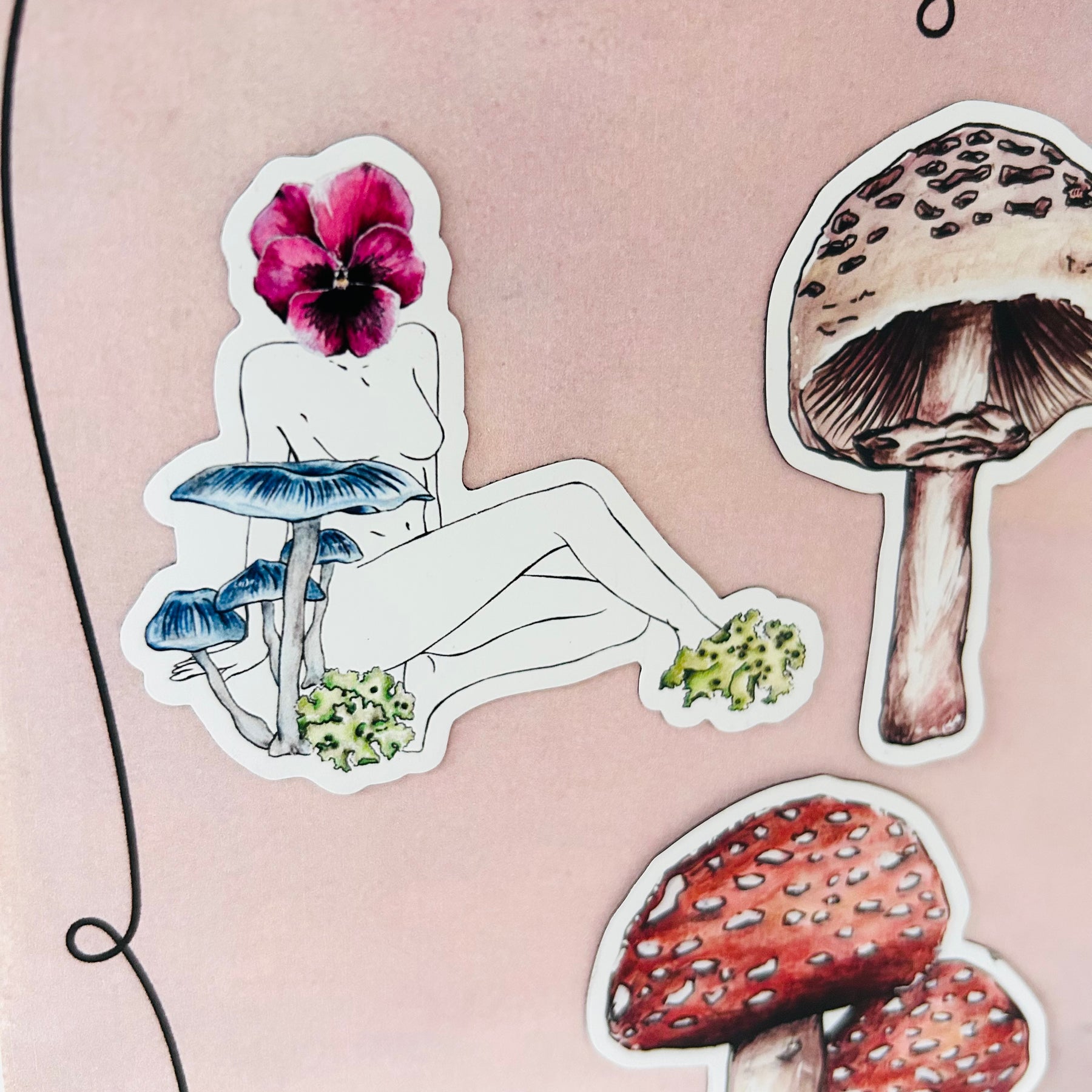 Art Magnet Set - Fungi is Female II