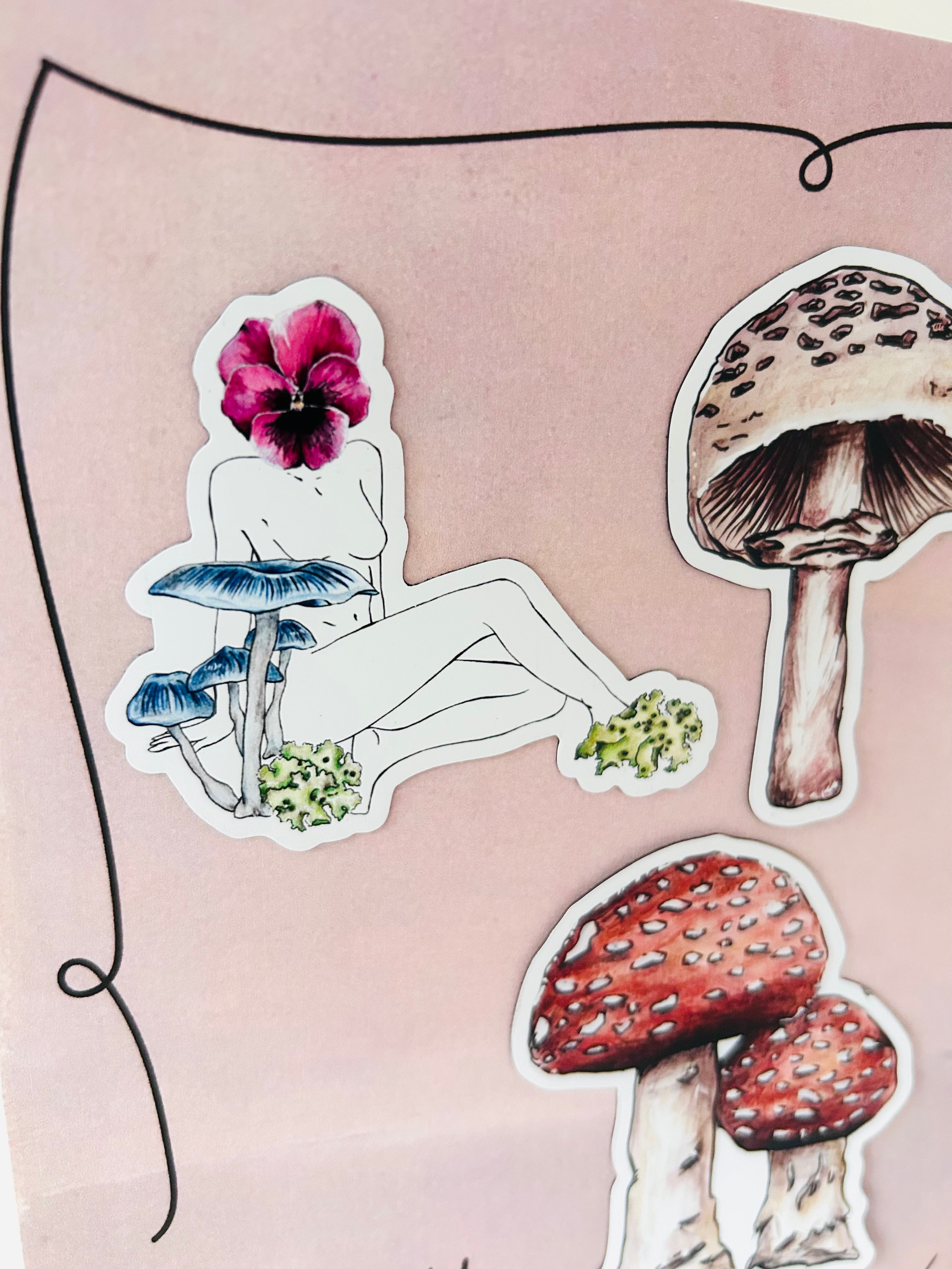 Art Magnet Set - Fungi is Female II