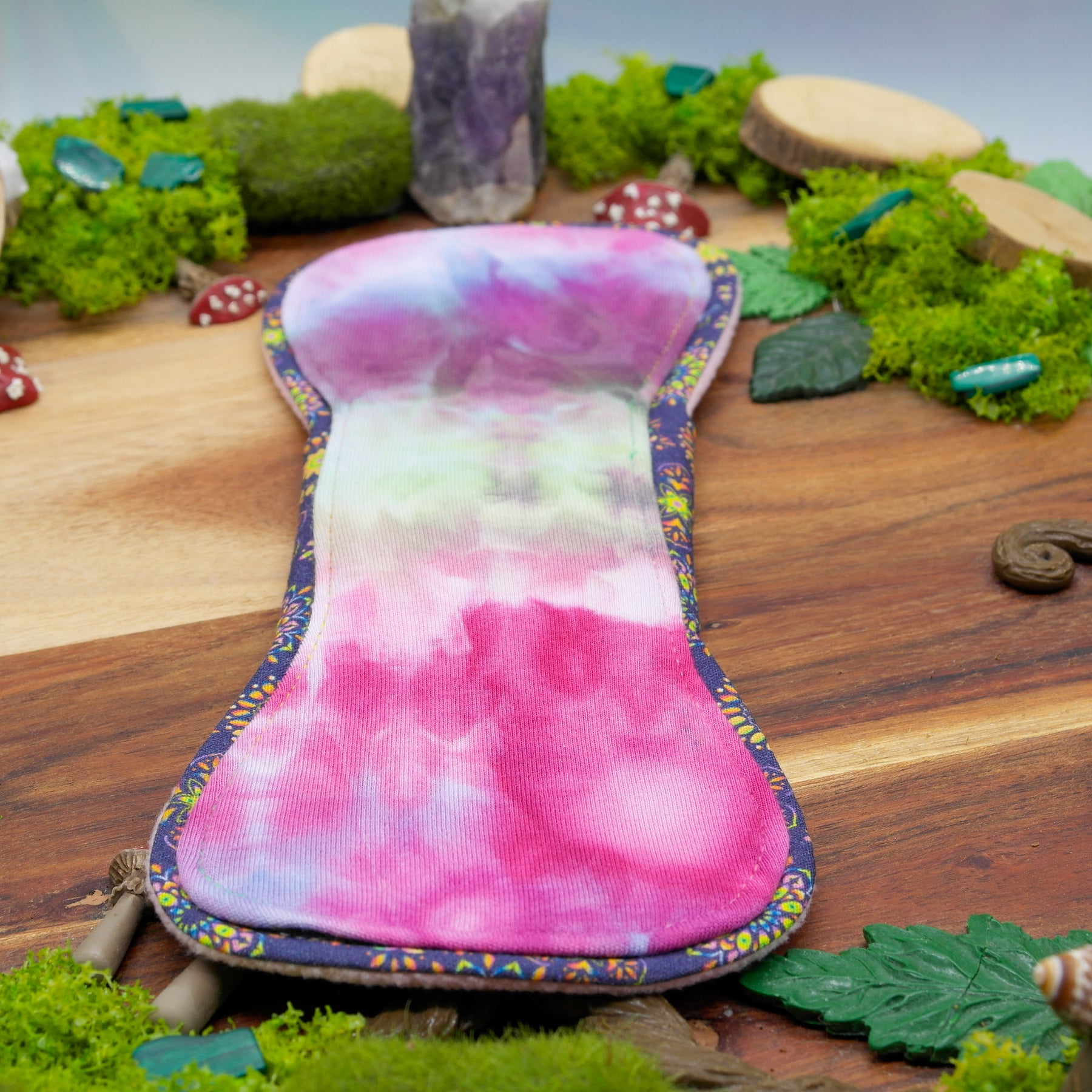 period self care Reusable cloth pad 10" Moderate (Flutter) - hippie vibes