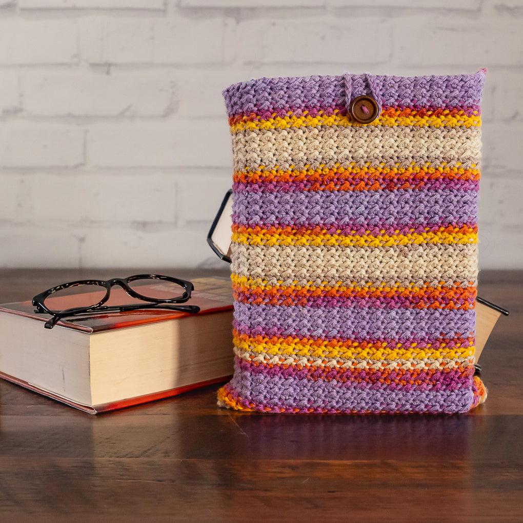 Book Lovers Combo - Frame Buddy and Crocheted Book Sleeve