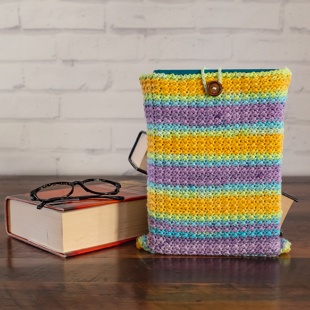 Book Lovers Combo - Frame Buddy and Crocheted Book Sleeve