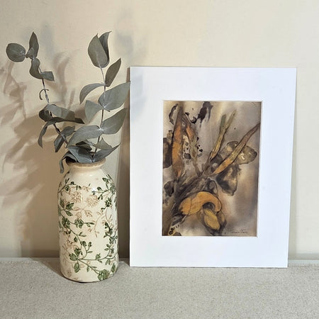 Autumn Ember ~ Original Artwork – Botanical Print & Watercolour