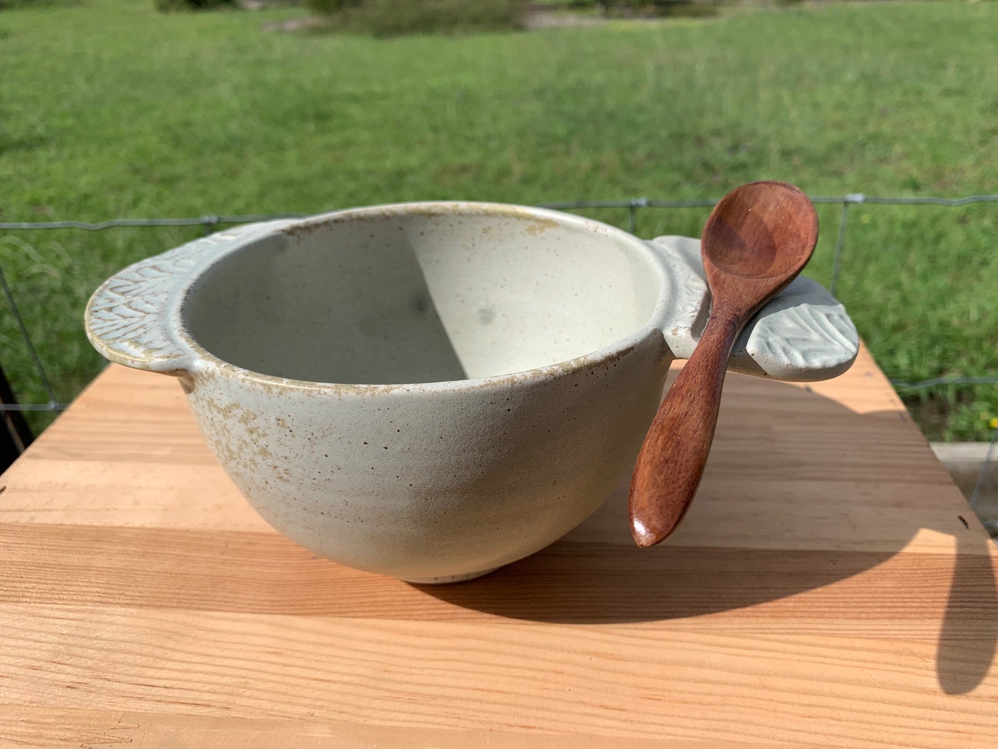 Morning Ritual Bowl - with handles and spoon