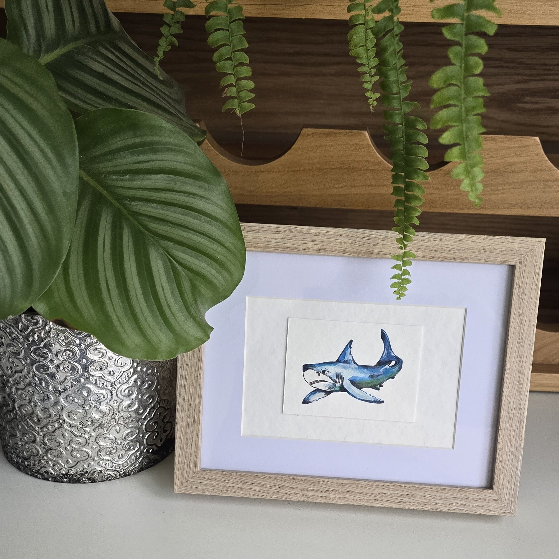 ACEO "Great White" Mini Artwork Print 2.5" x 3.5"