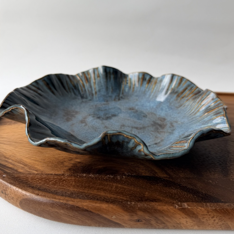 Textured Bowl | Denim Blue