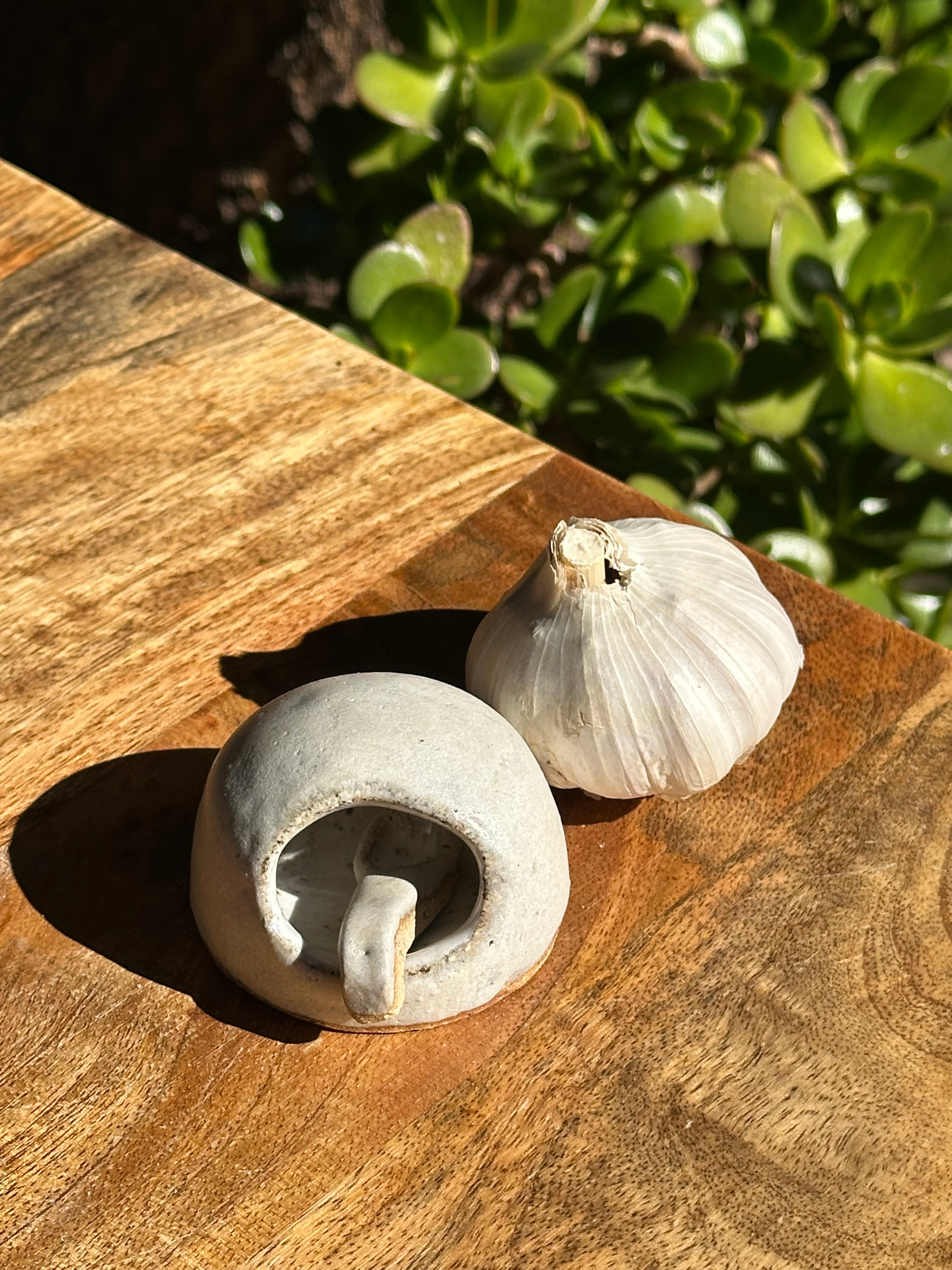 Pinch Of Salt Cellar - Handmade Ceramic salt/spice pot and spoon