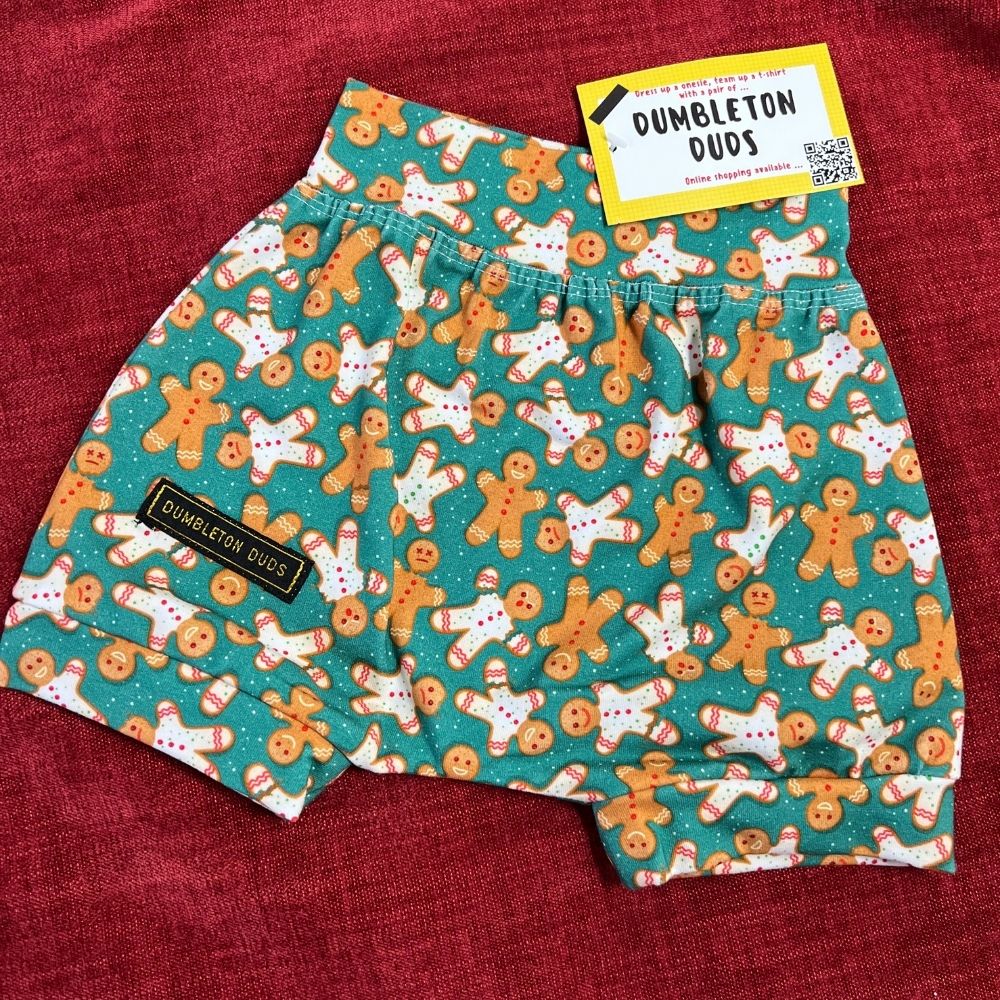 Gingerbread Men | Sizes 000, 00, 0 |Handmade Baby Pants by Dumbleton Duds | Free Postage Orders $50+