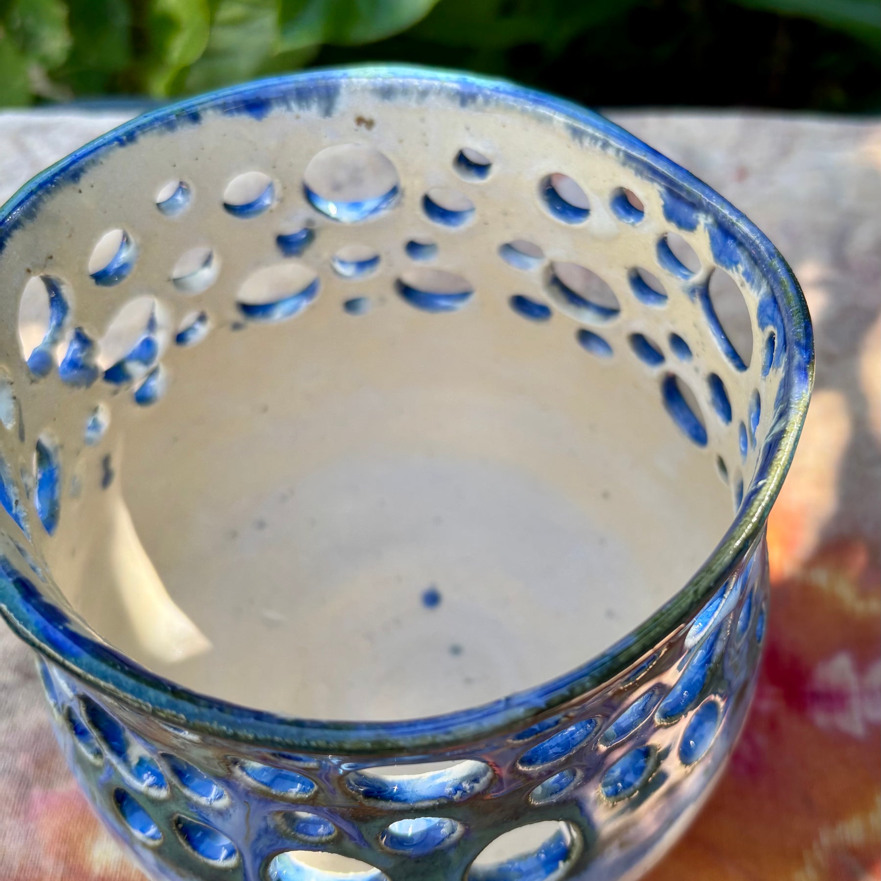 Beachy Handmade candle holders