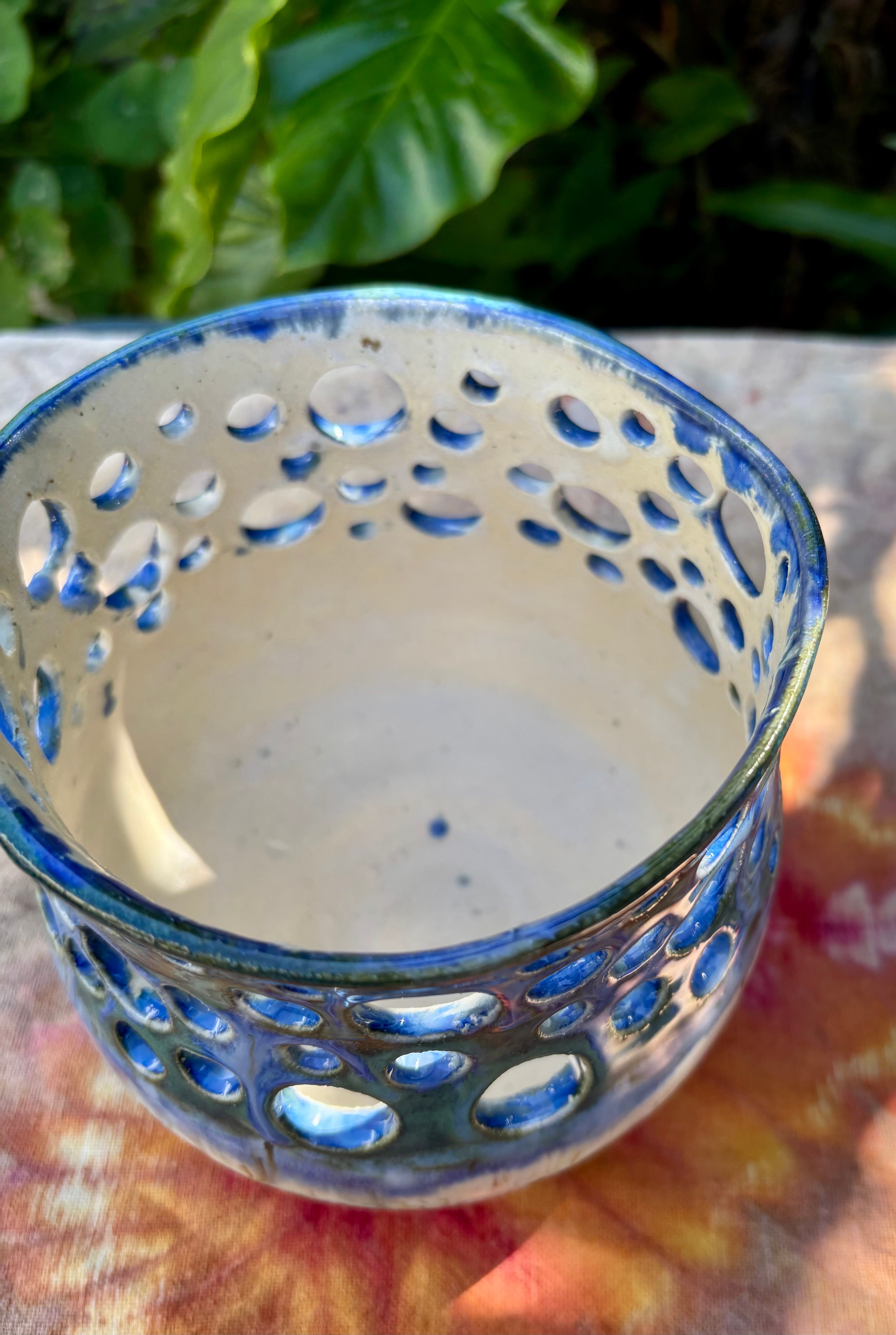 Beachy Handmade candle holders
