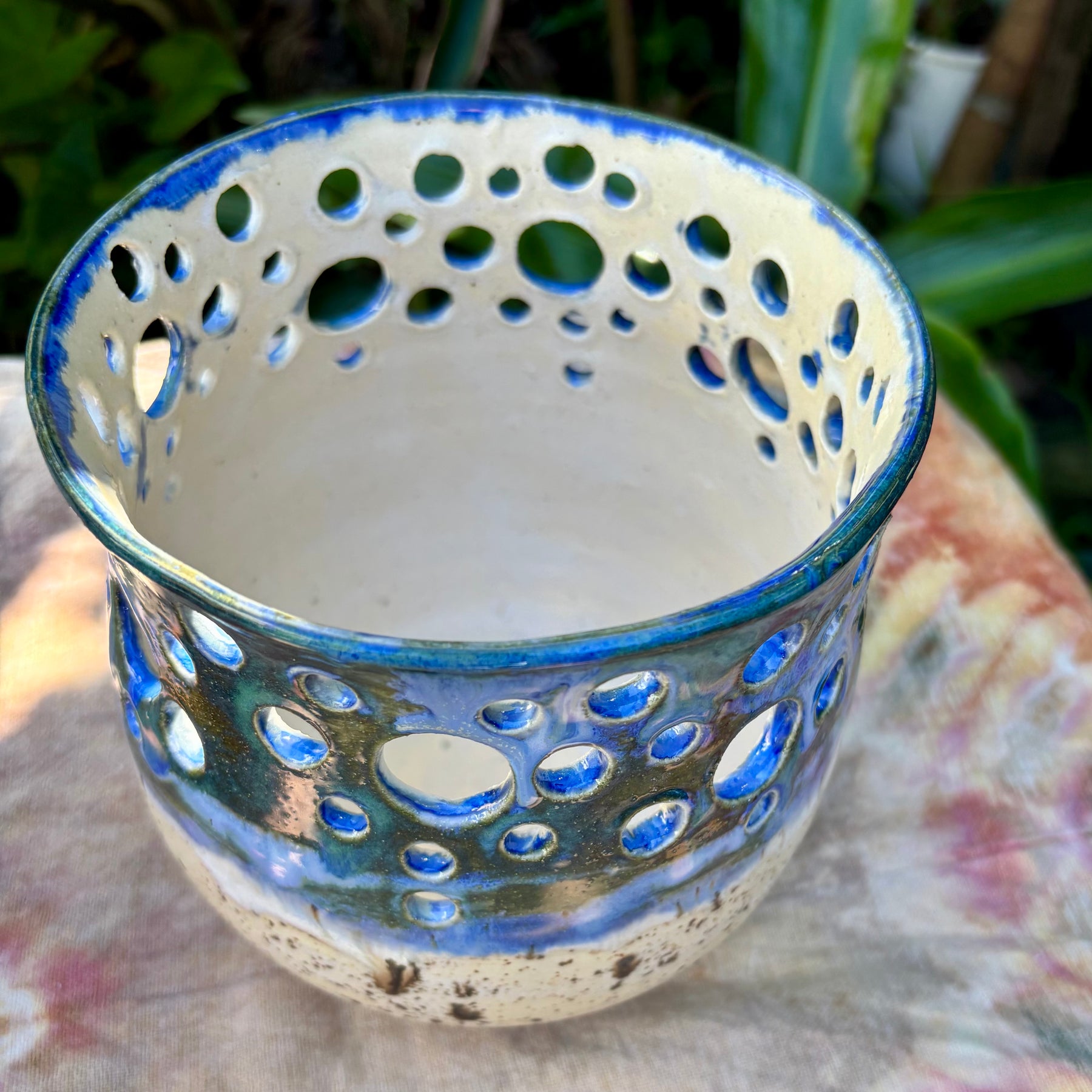 Beachy Handmade candle holders