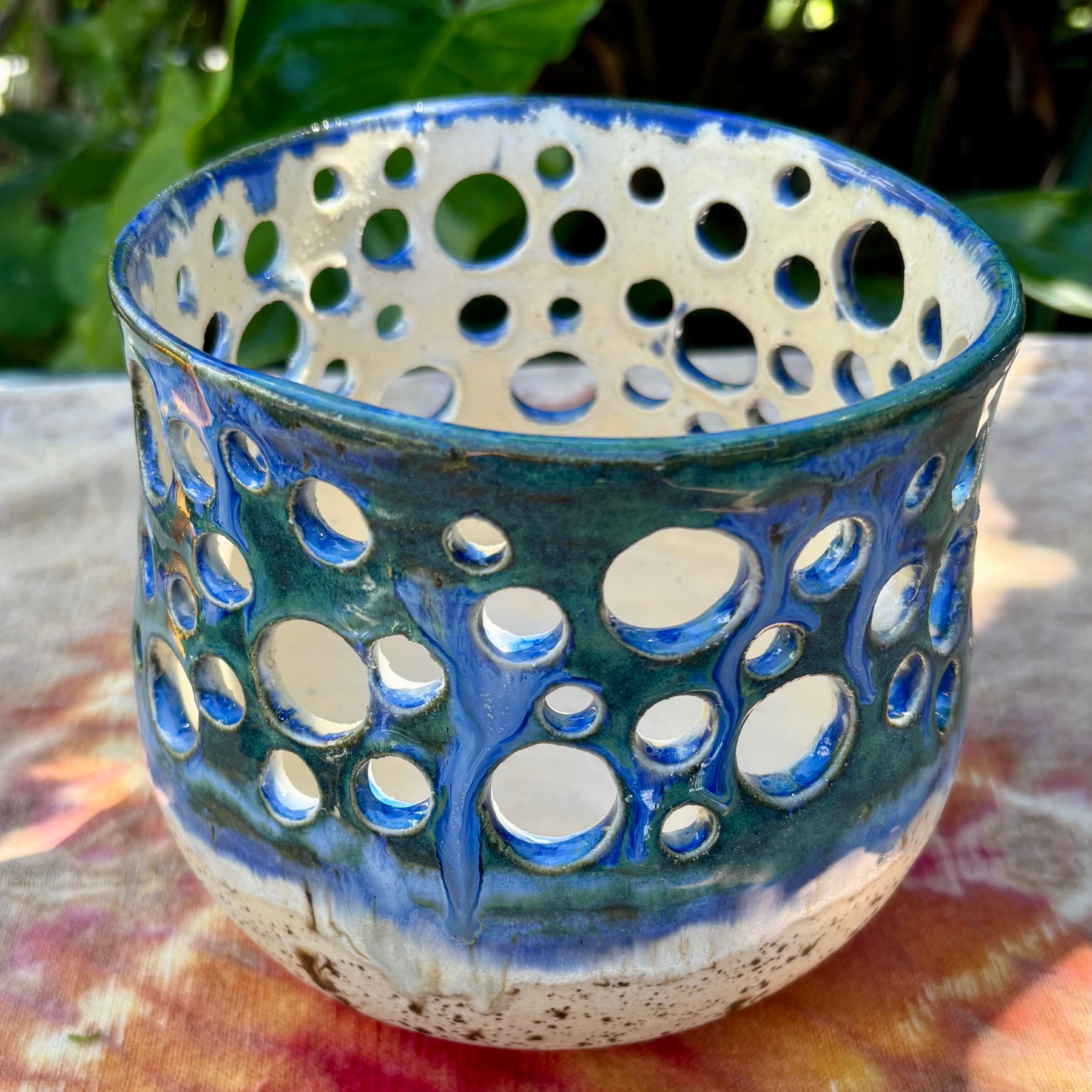 Beachy Handmade candle holders