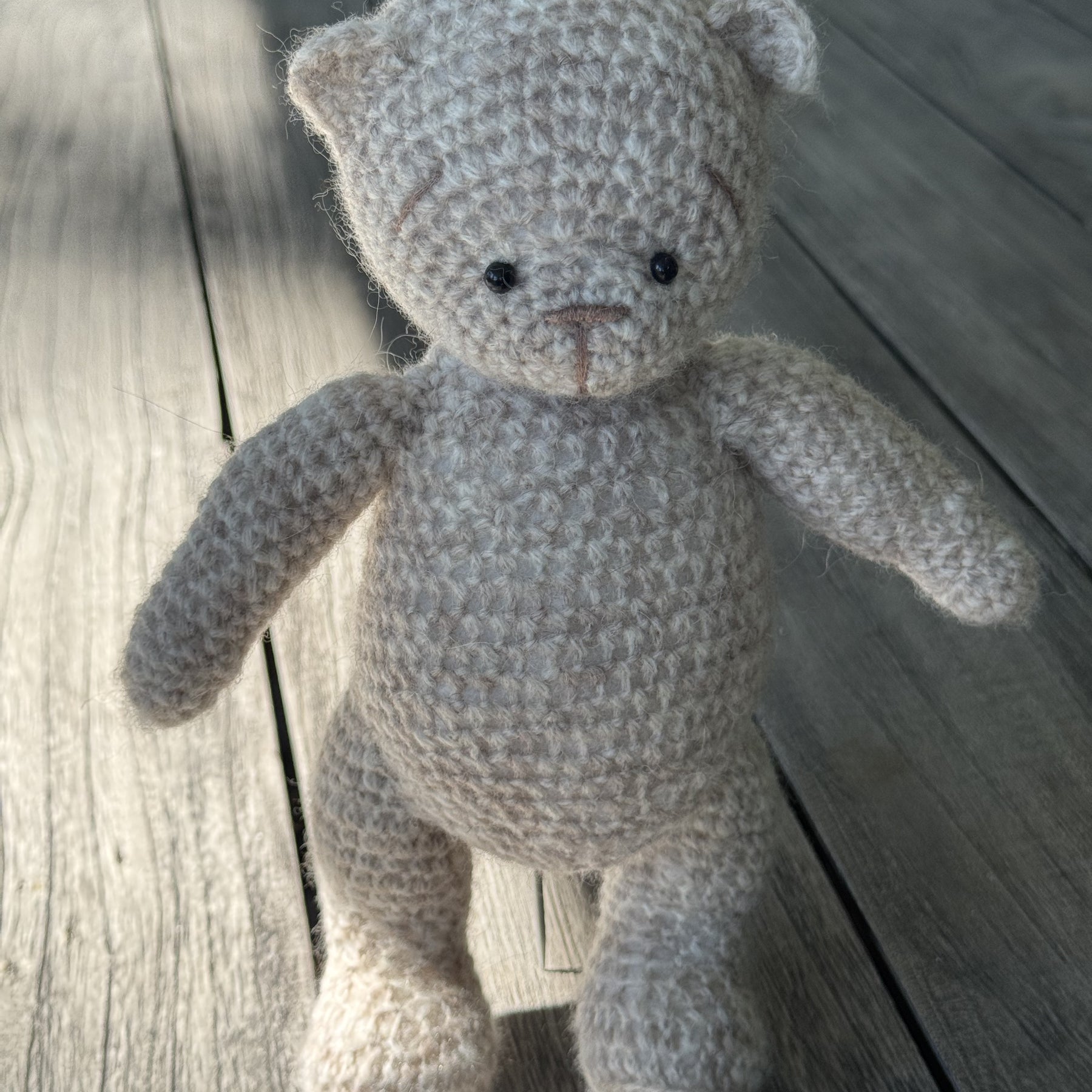 Handmade Amigurumi Bear with Two Outfits Toy 🐻🐰