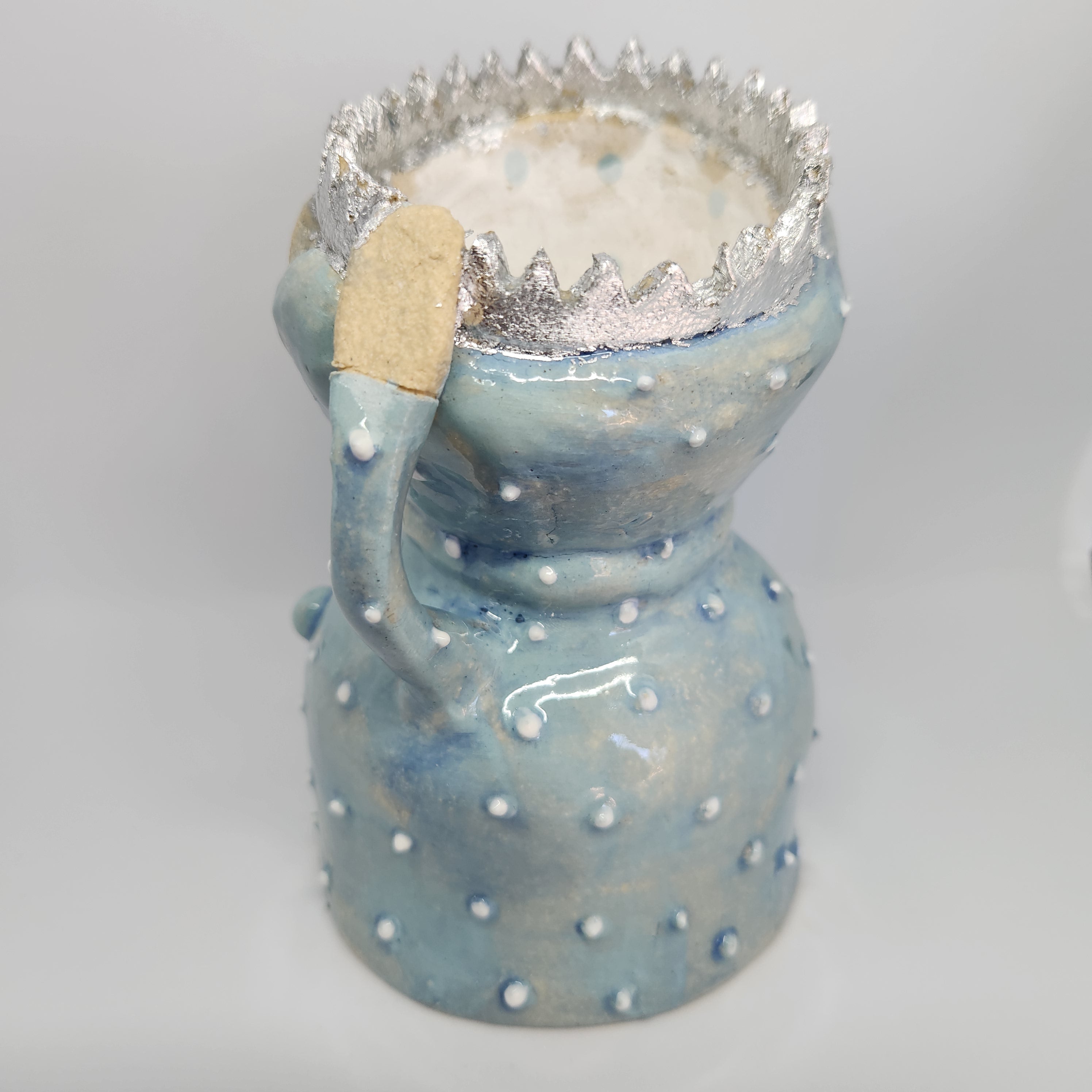 Queen, candlestick, blue, gift