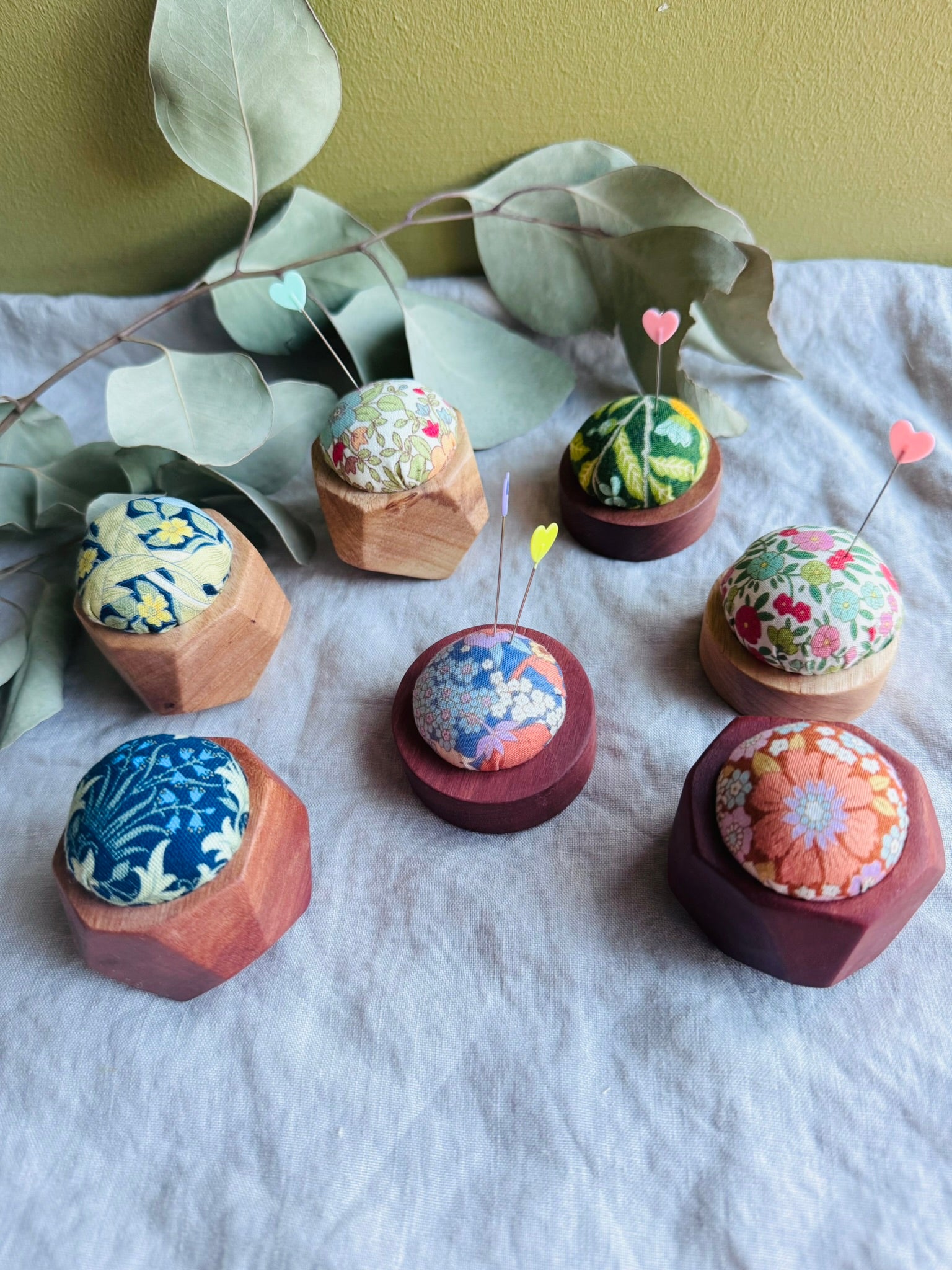 Handmade Pin Cushions - collaboration Spoon Gal X qhearts handmade