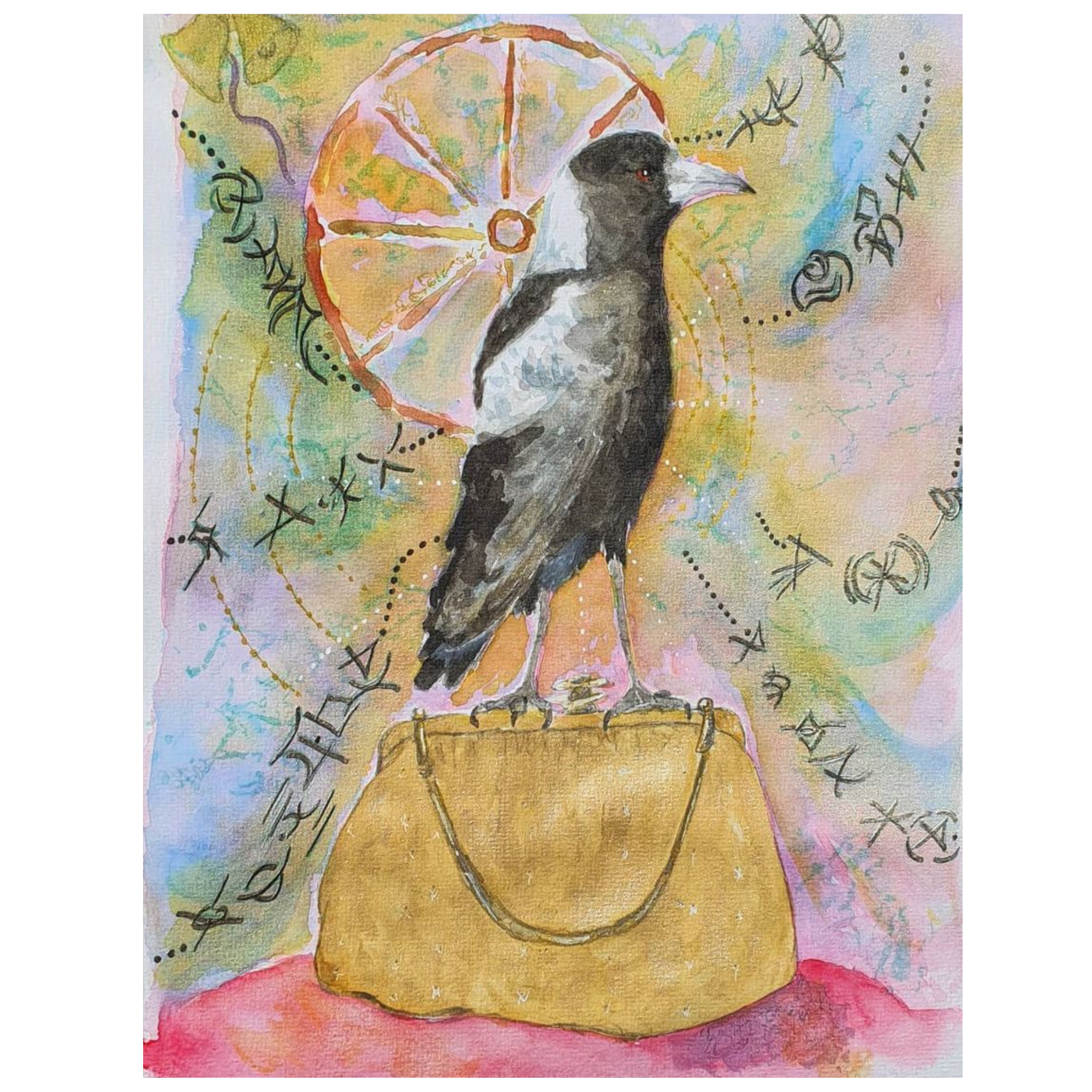 Spirit Guide Portrait - Soul Art Watercolour