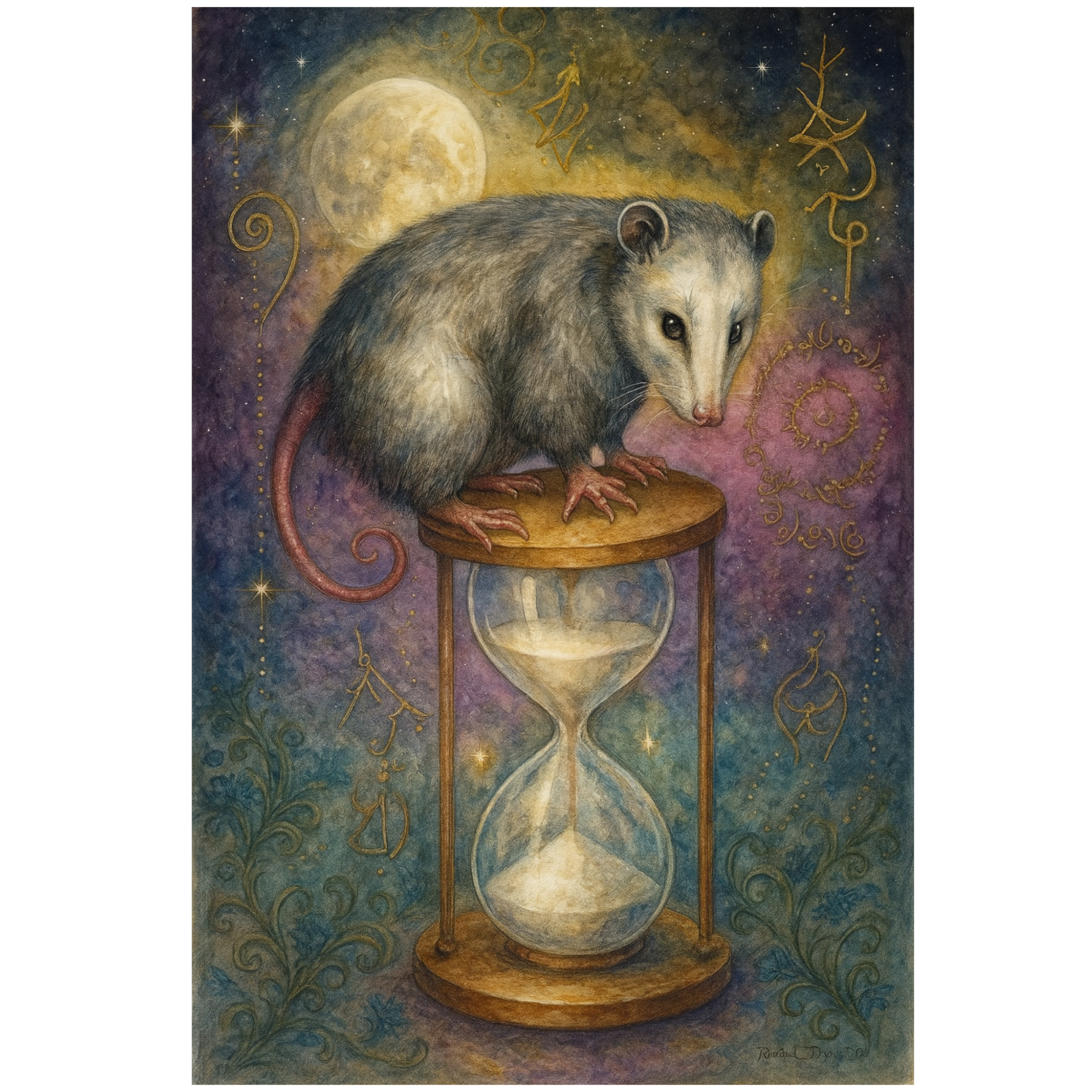Spirit Guide Portrait - Soul Art Watercolour