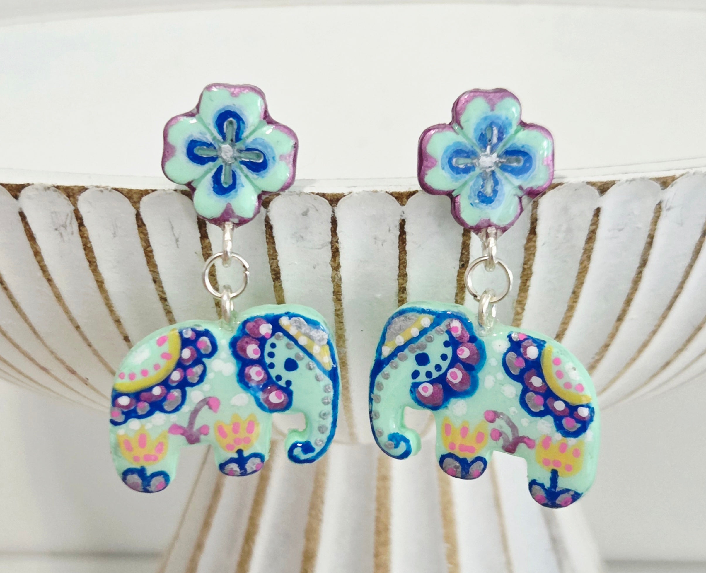 Little Lucky Elephant Earrings