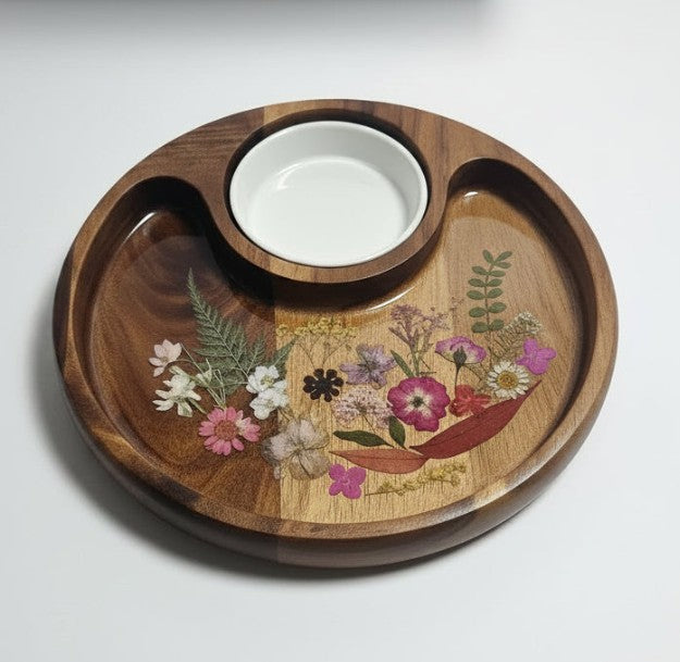 ACACIA TIMBER BOTANICAL  DIP TRAY