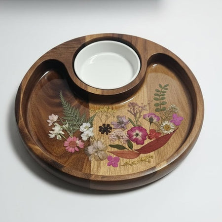 ACACIA TIMBER BOTANICAL  DIP TRAY