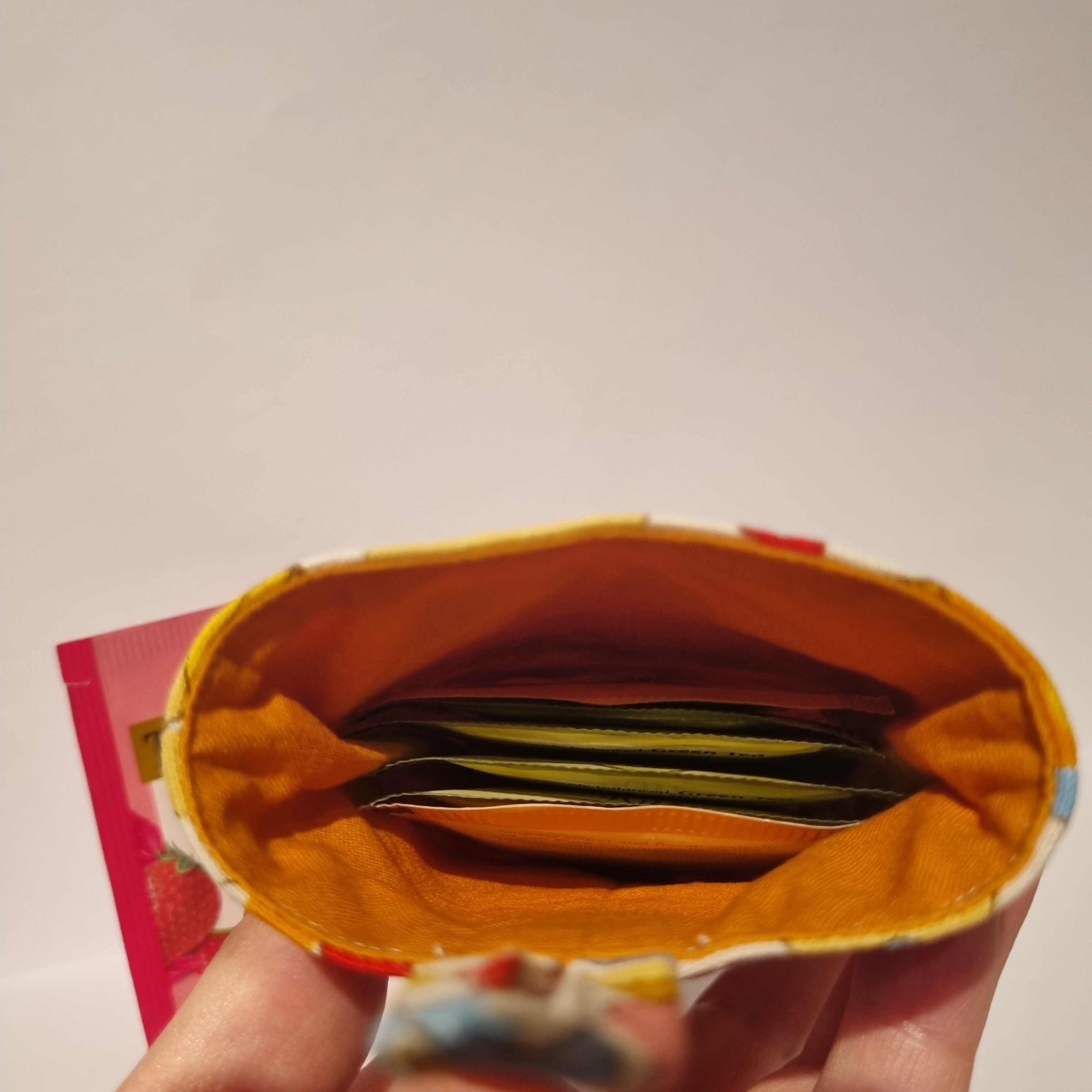 Teabag Holder - Small Foldover Pouch - Teabag Wallet