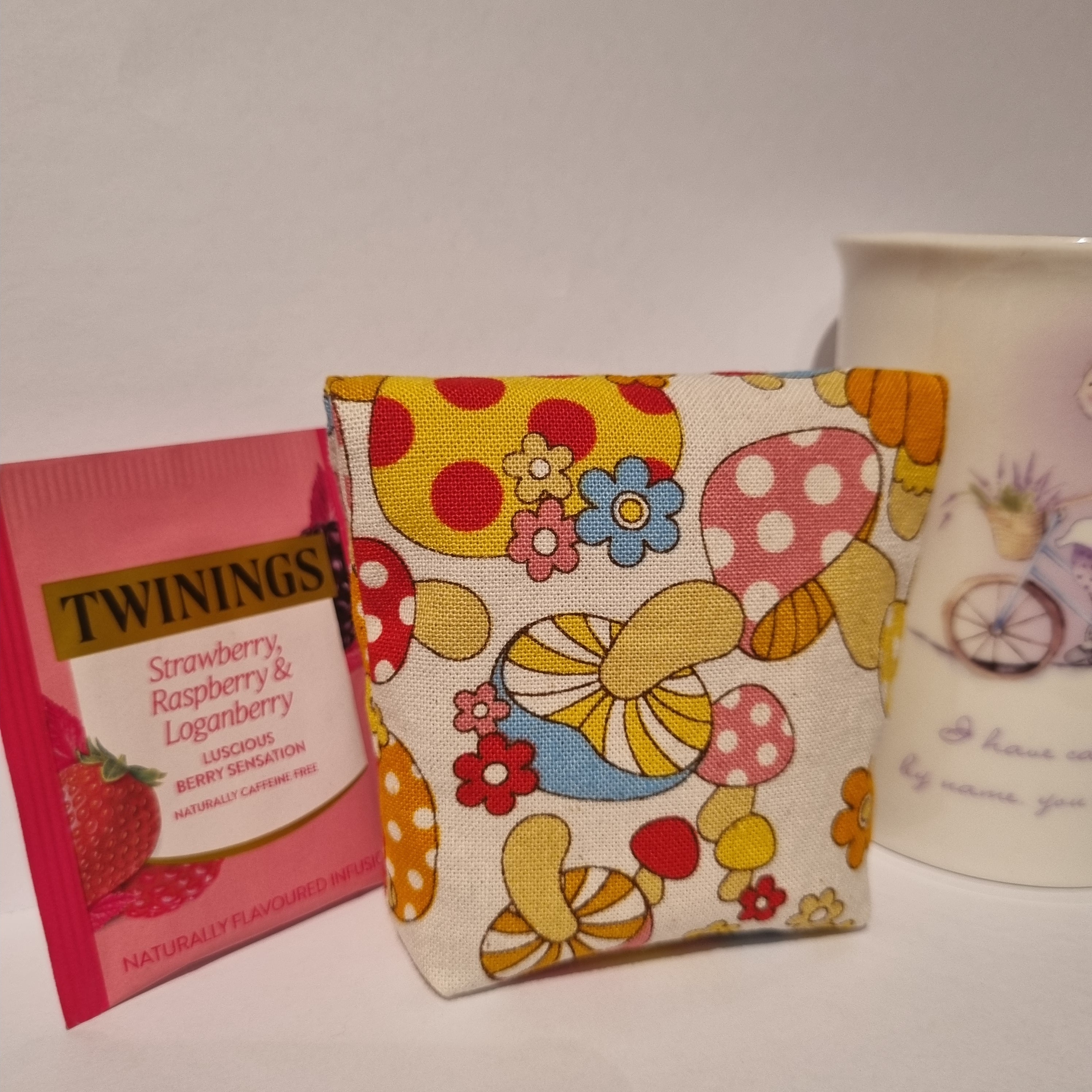 Teabag Holder - Small Foldover Pouch - Teabag Wallet