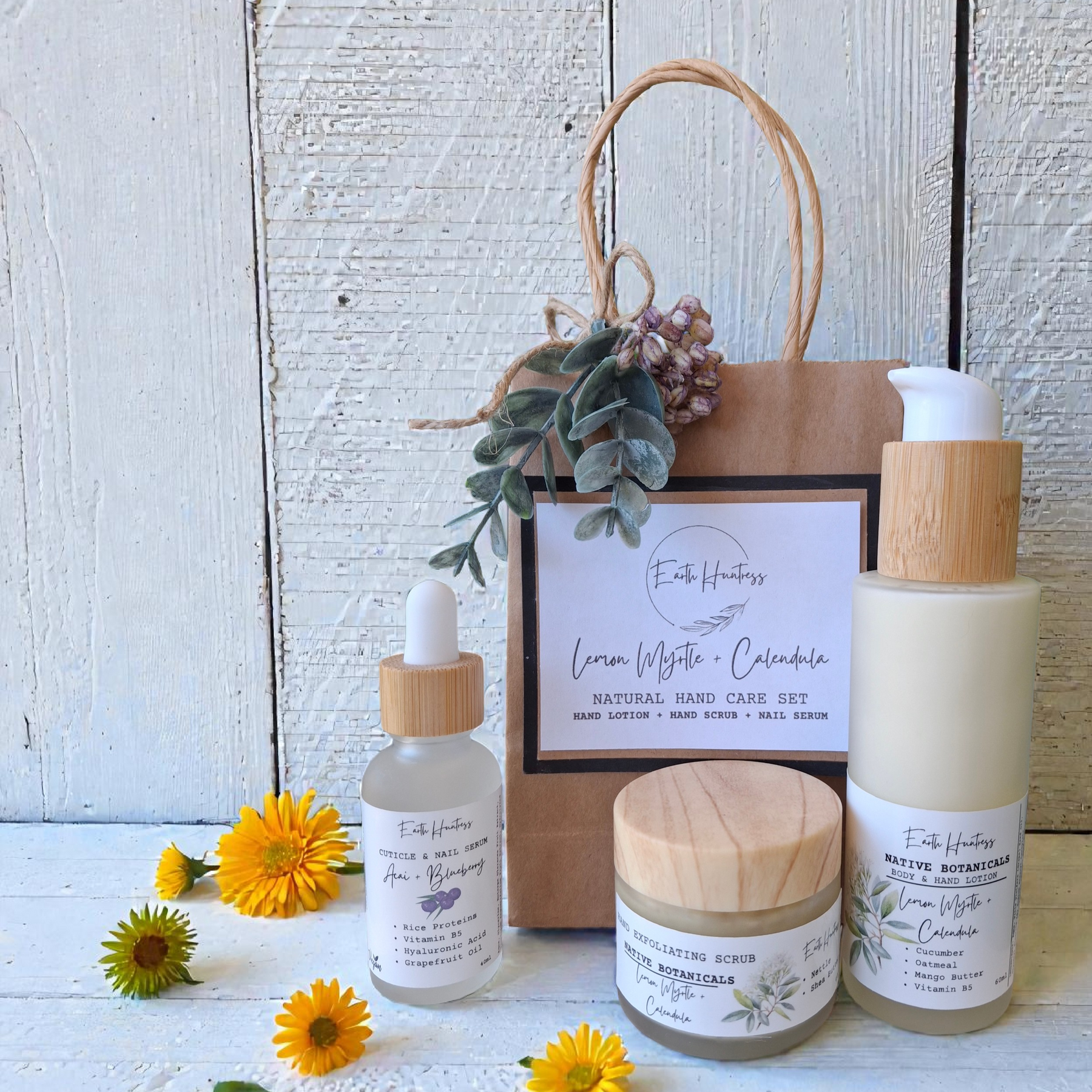 Hand Care Set. Lemon Myrtle + Calendula with Nettle.
