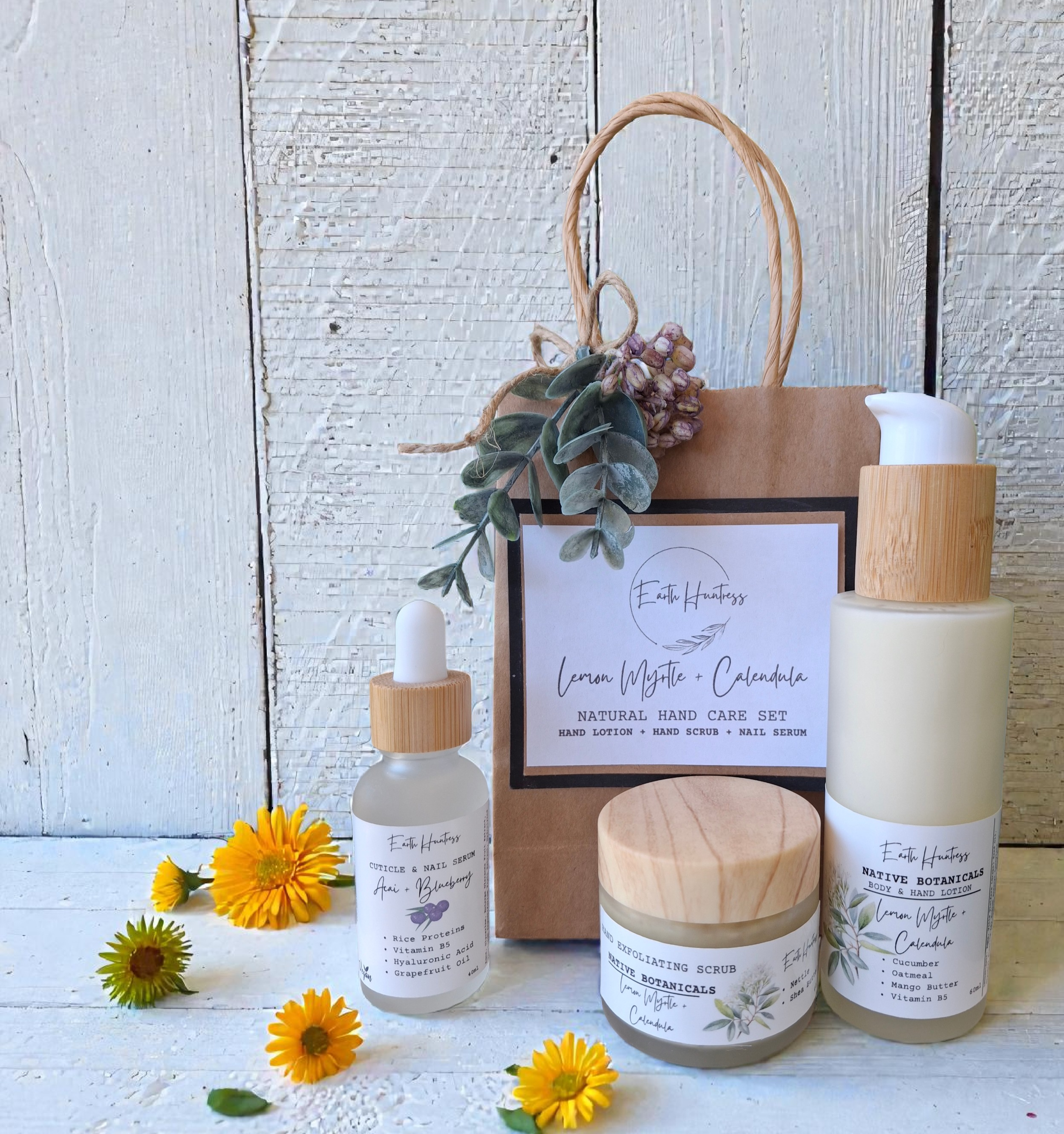 Hand Care Set. Lemon Myrtle + Calendula with Nettle.