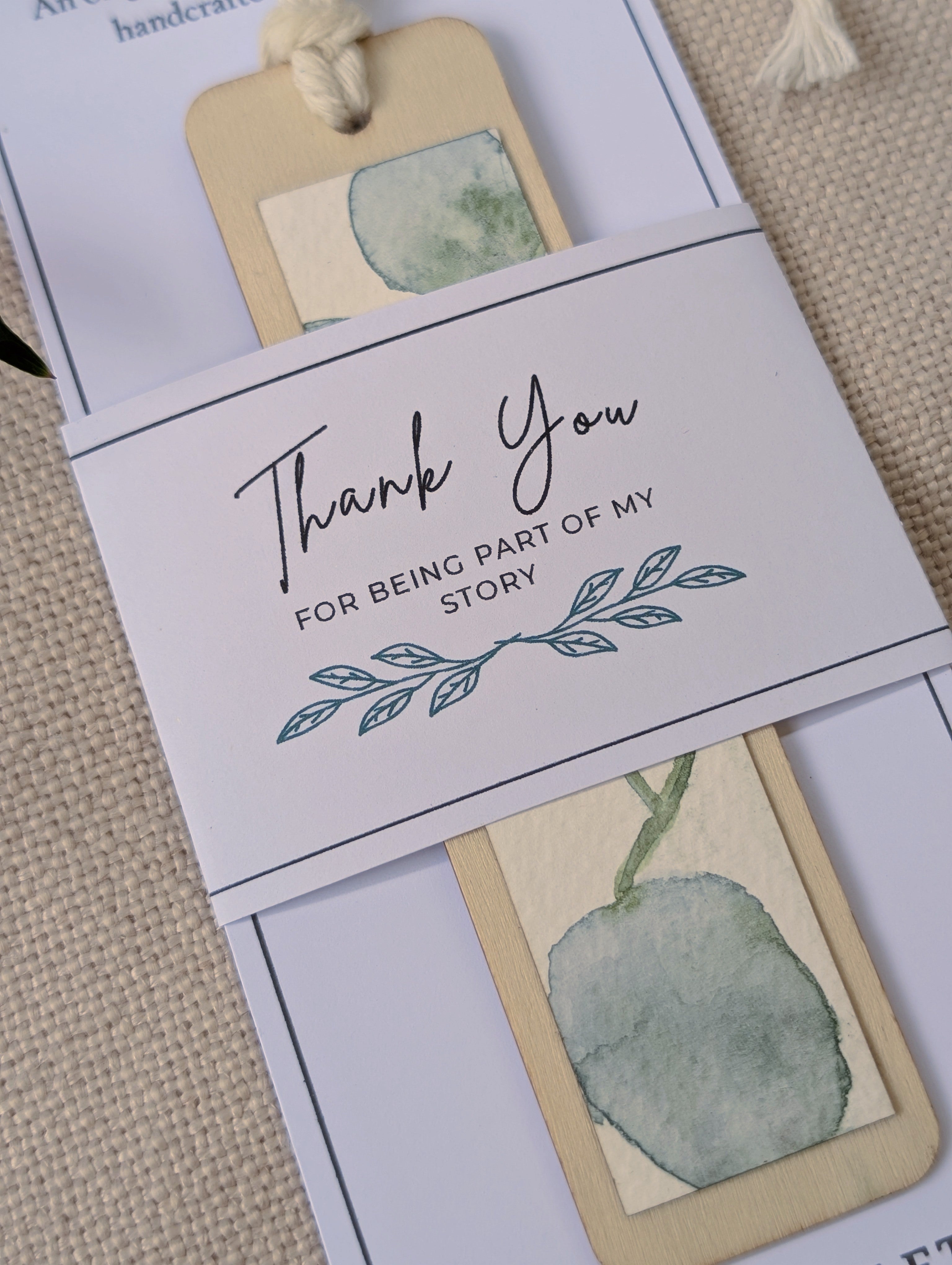 Teacher Thank You Gift | Original Watercolour Bookmark | Handmade in Adelaide