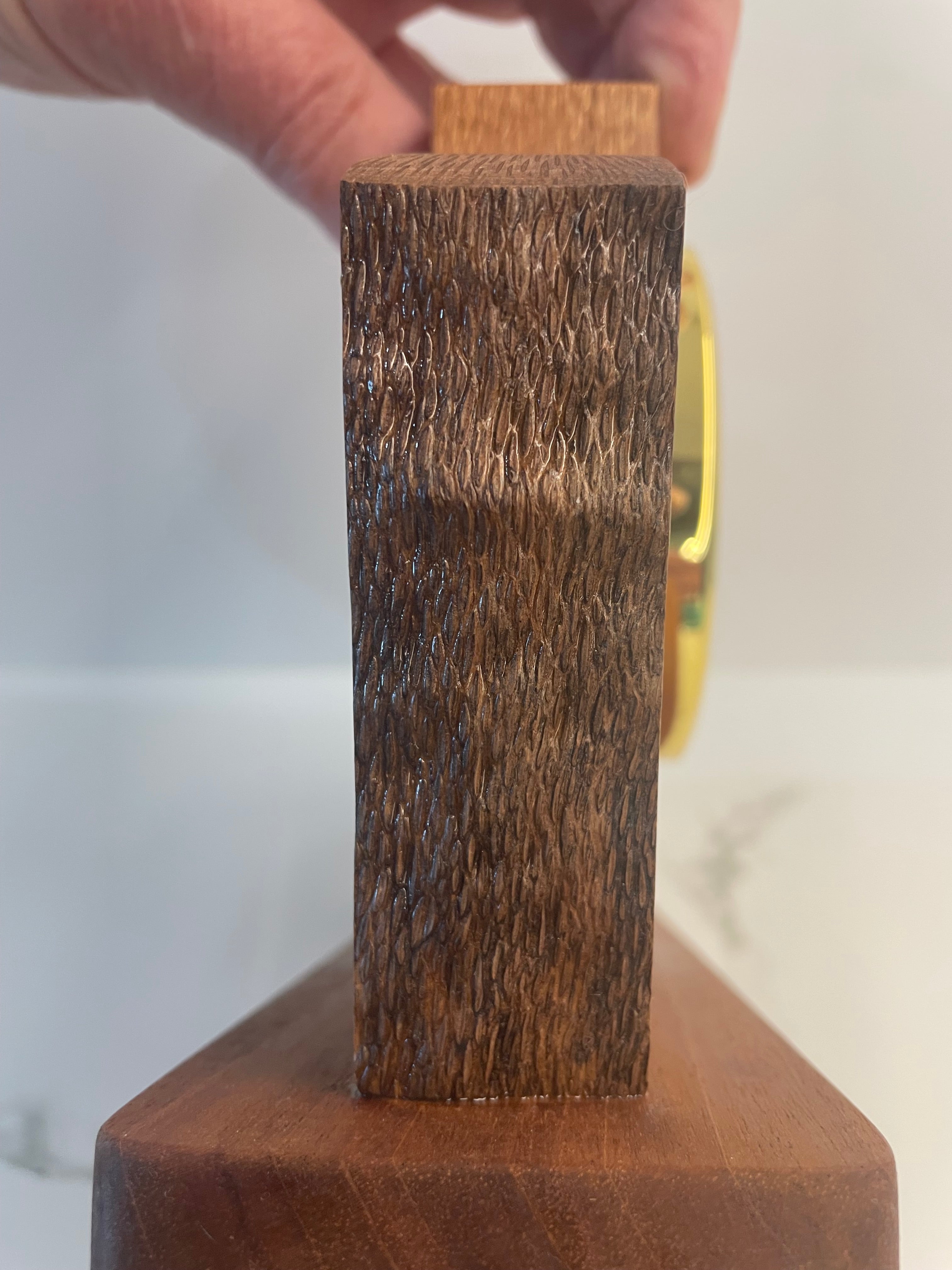Silky Oak Desk Clock