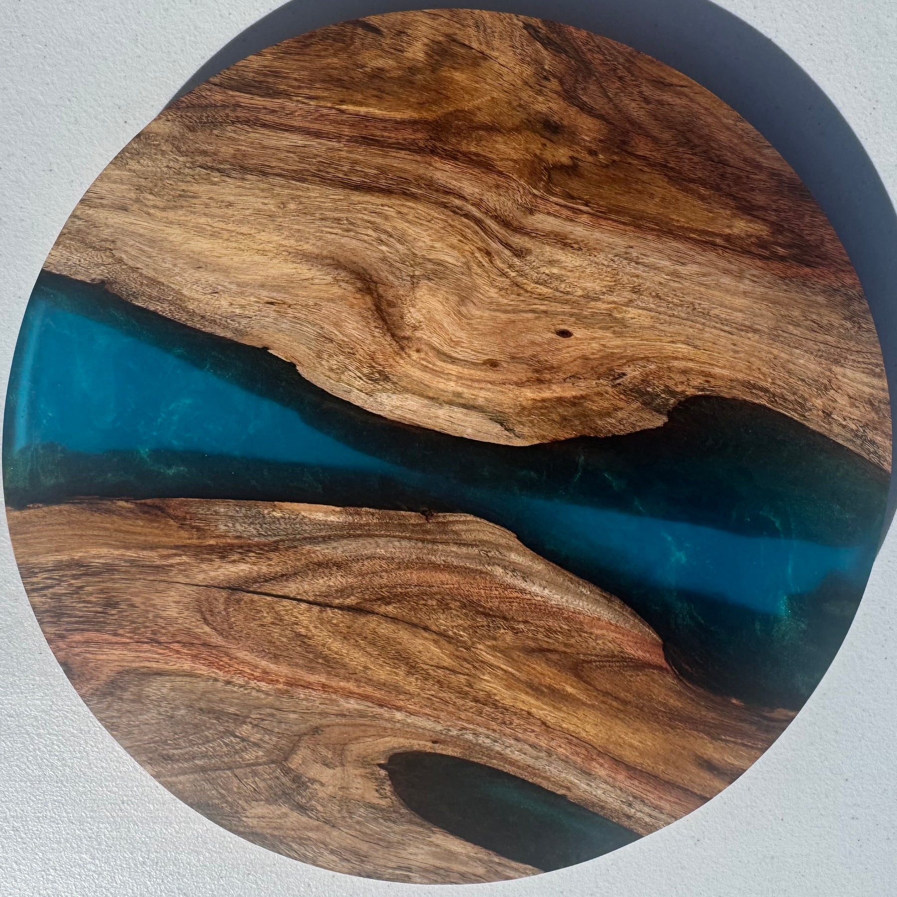 Round Acacia Serving Board or Lazy Susan