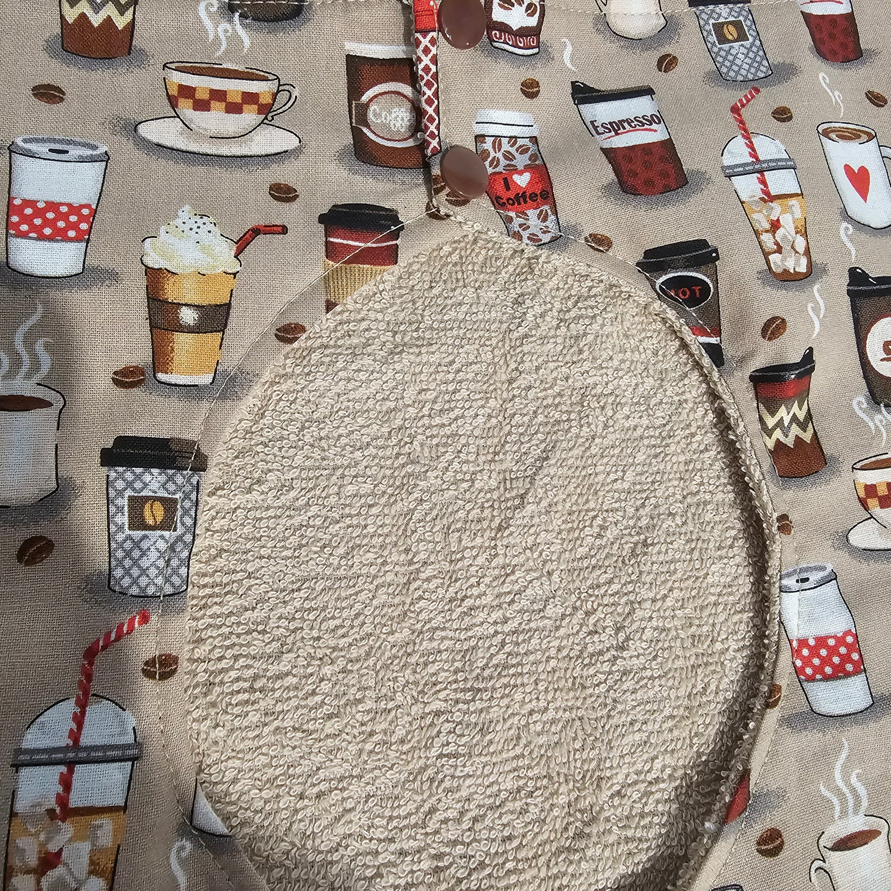 Adult / Special Needs Bib – Clothing Protector - Coffee