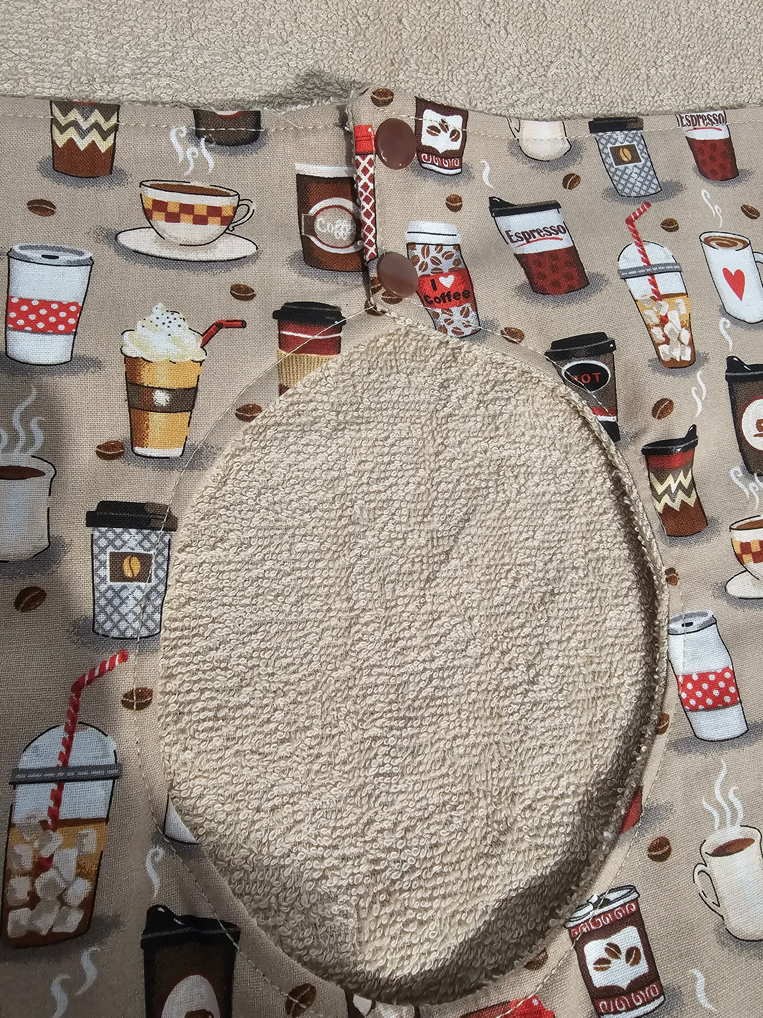 Adult / Special Needs Bib – Clothing Protector - Coffee