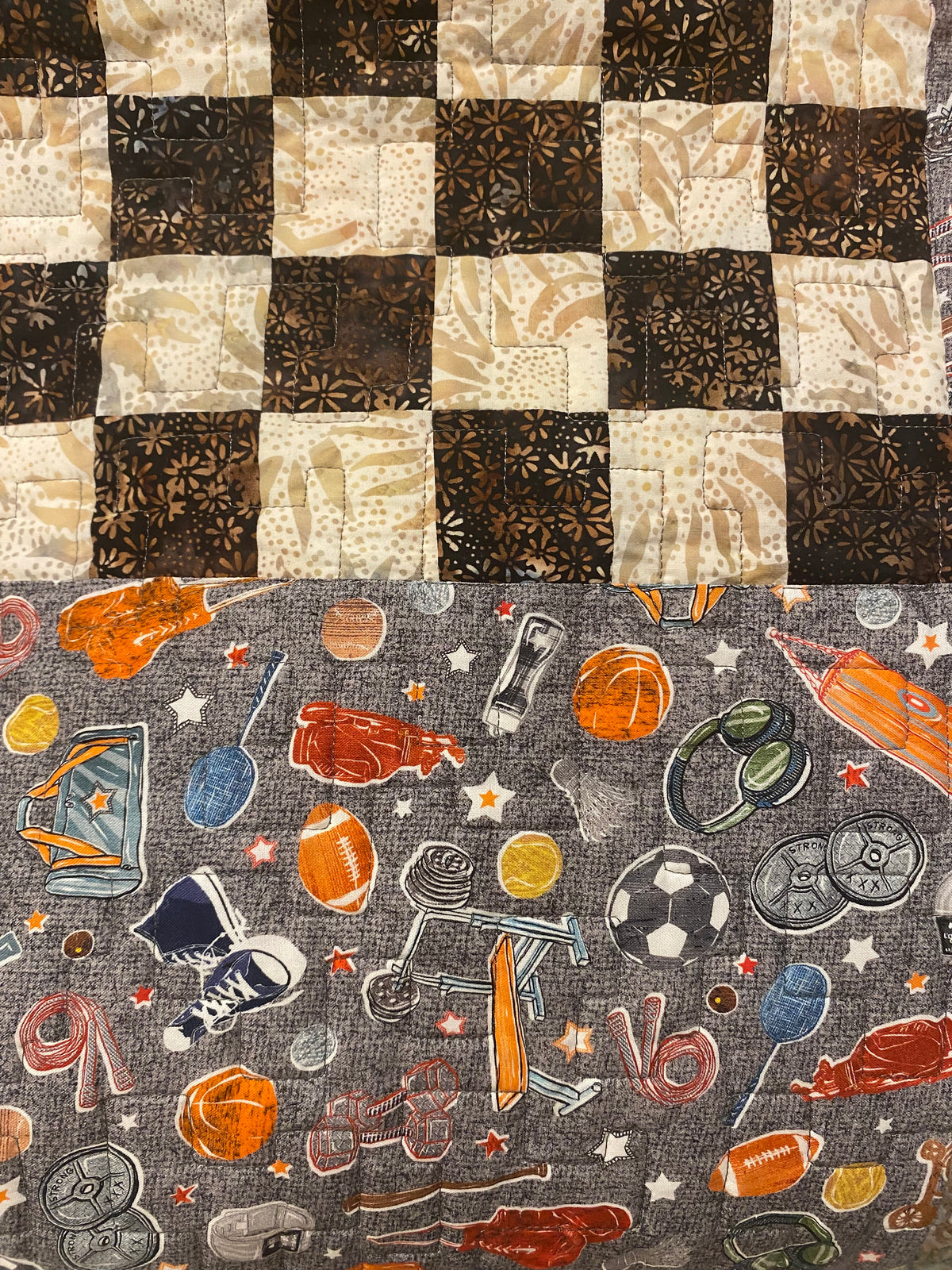 Man Cave - Masculine Double Bed or King Single Quilt