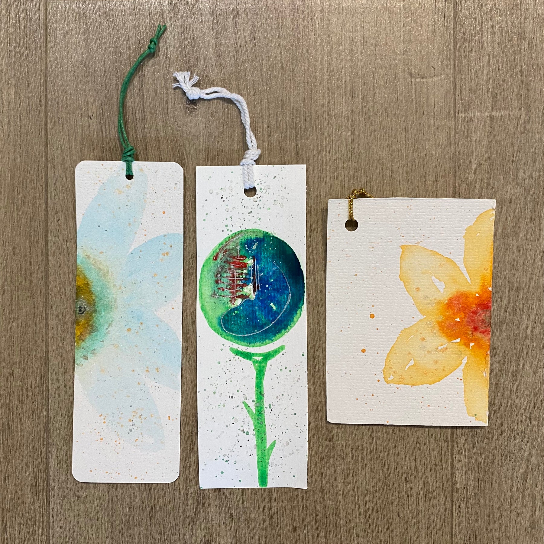 All Occasion Gift Bag – 6 Hand Painted Cards & Bookmarks plus a Pair of Earrings!