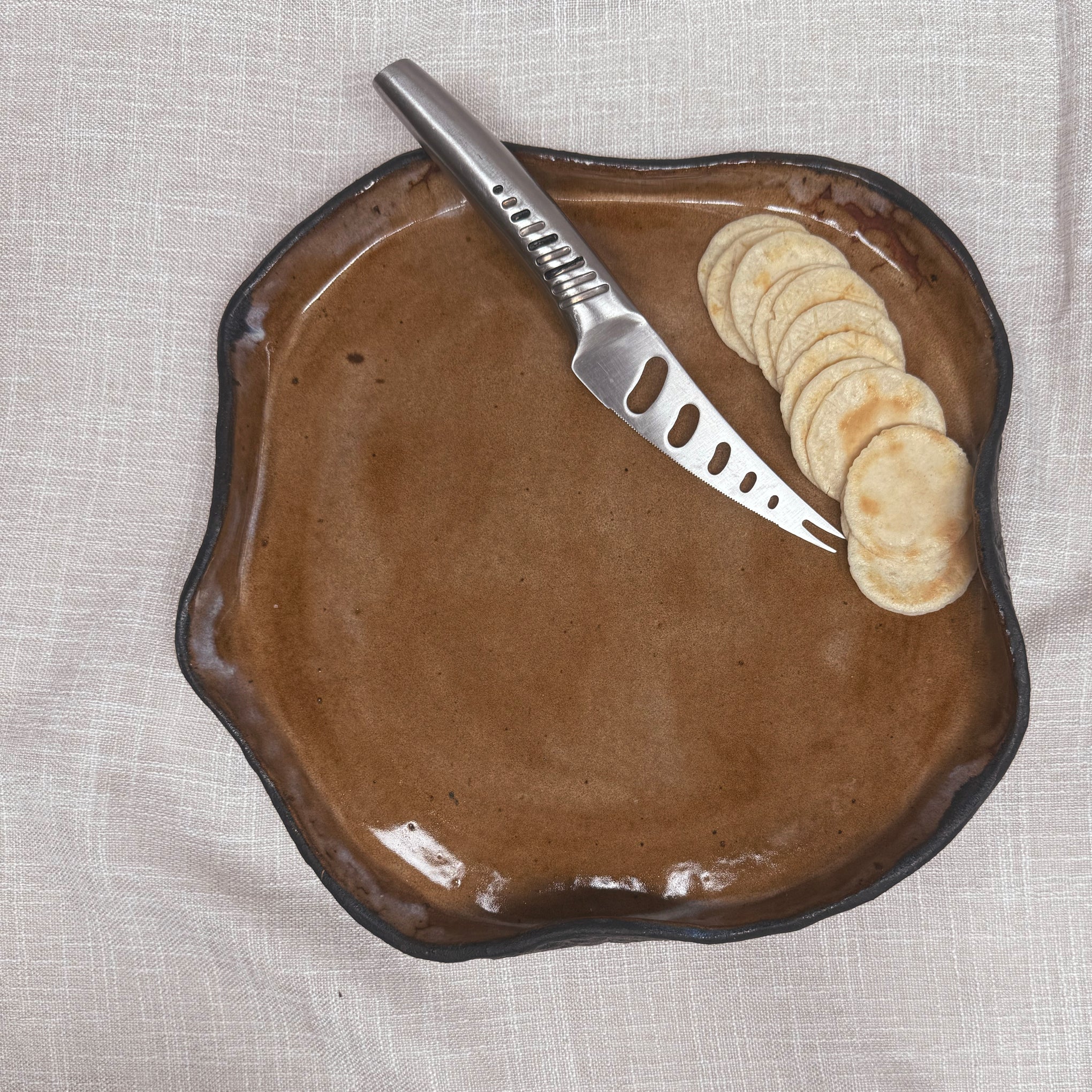 Charcuterie grazing platter - ceramic 30cm x 30cm