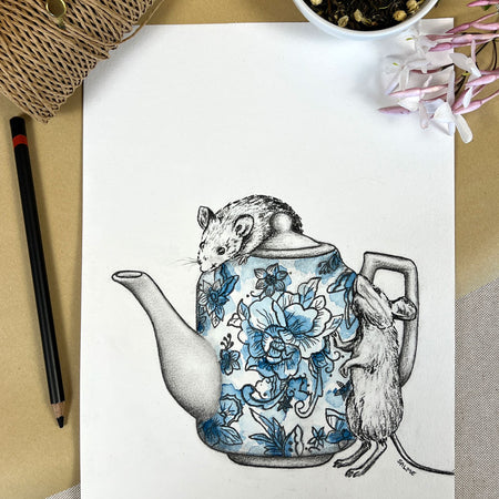 Jasmine Green | Mouse | Hand Drawn Original Artwork