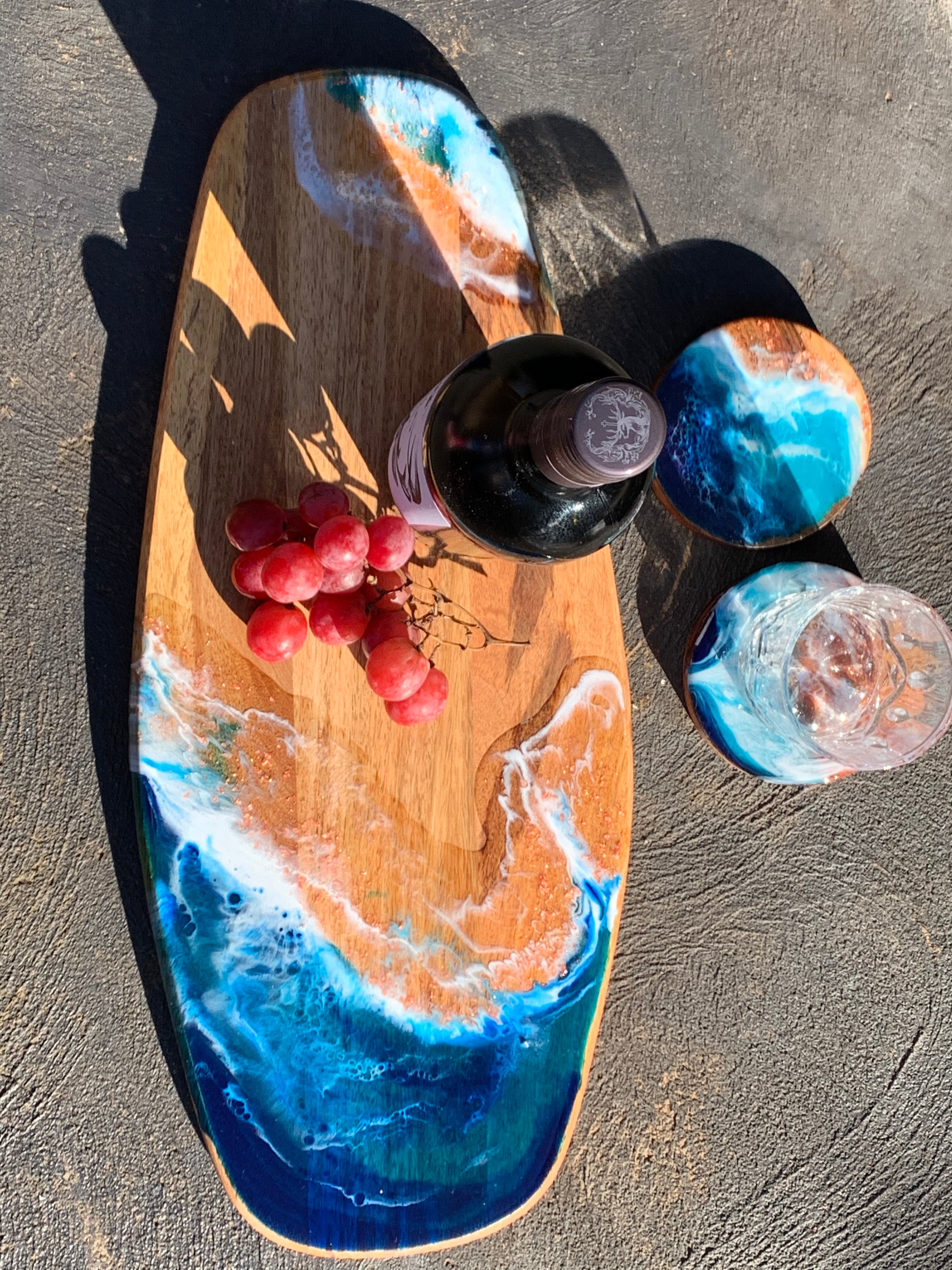 Surf board | ocean board | serving board | charcuterie board | homewares