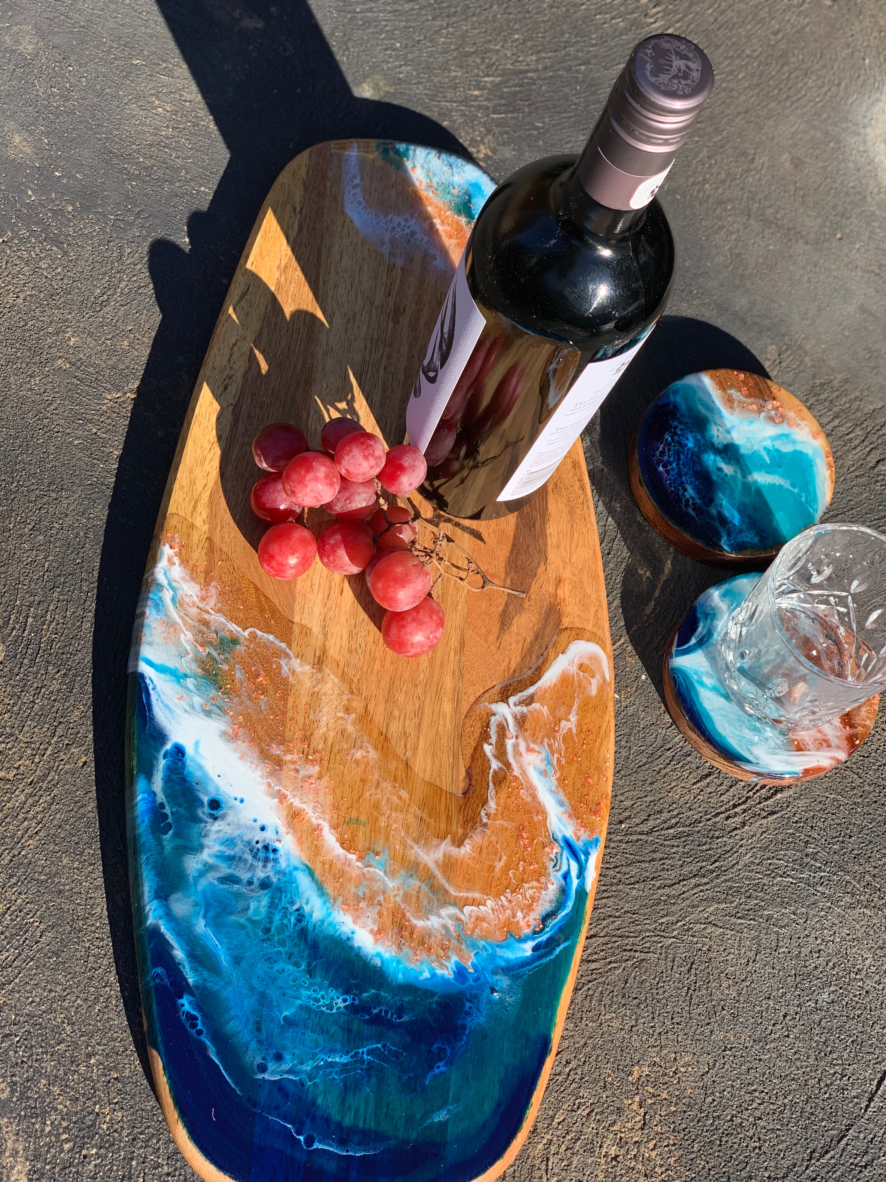 Surf board | ocean board | serving board | charcuterie board | homewares