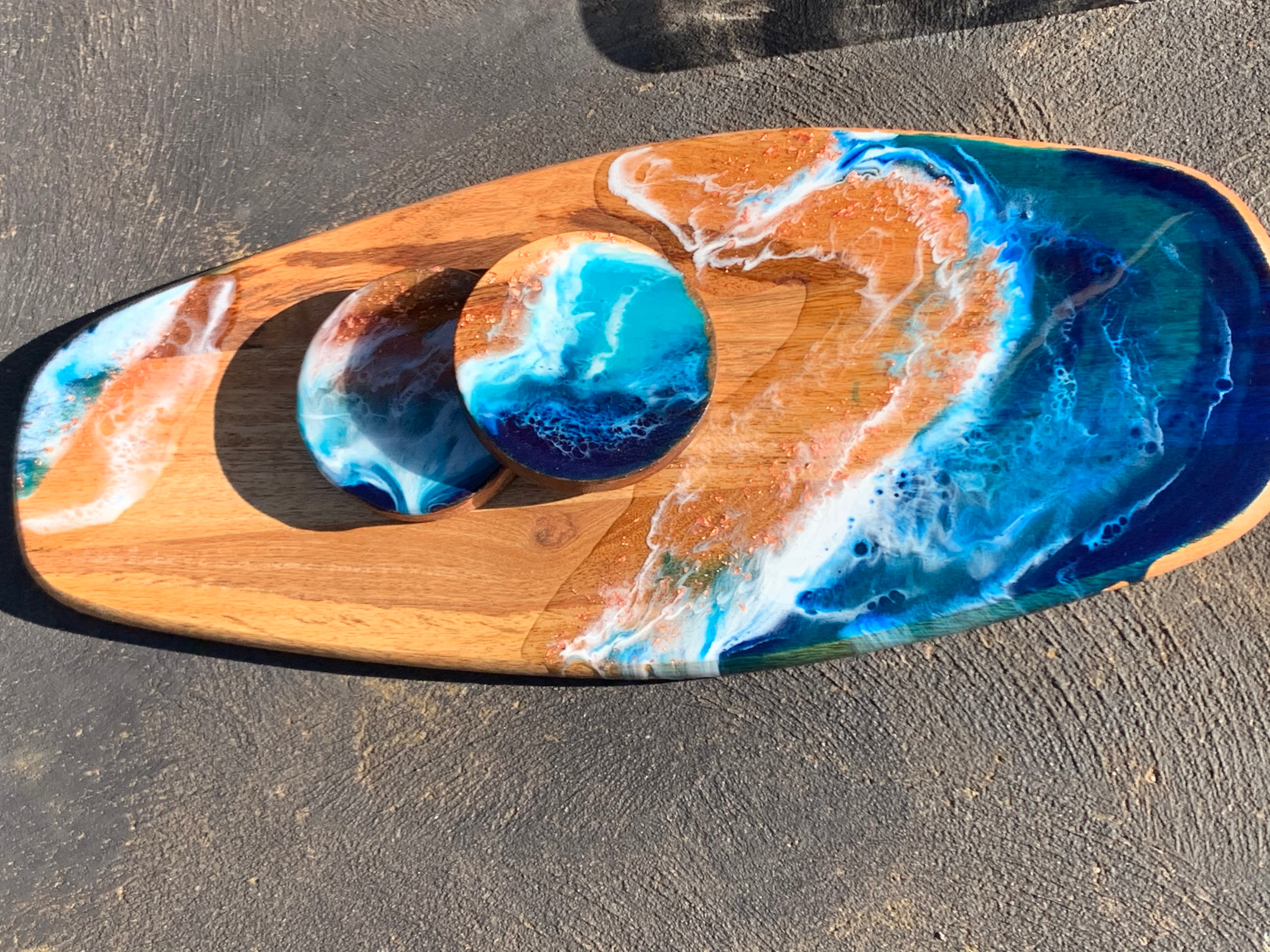 Surf board | ocean board | serving board | charcuterie board | homewares