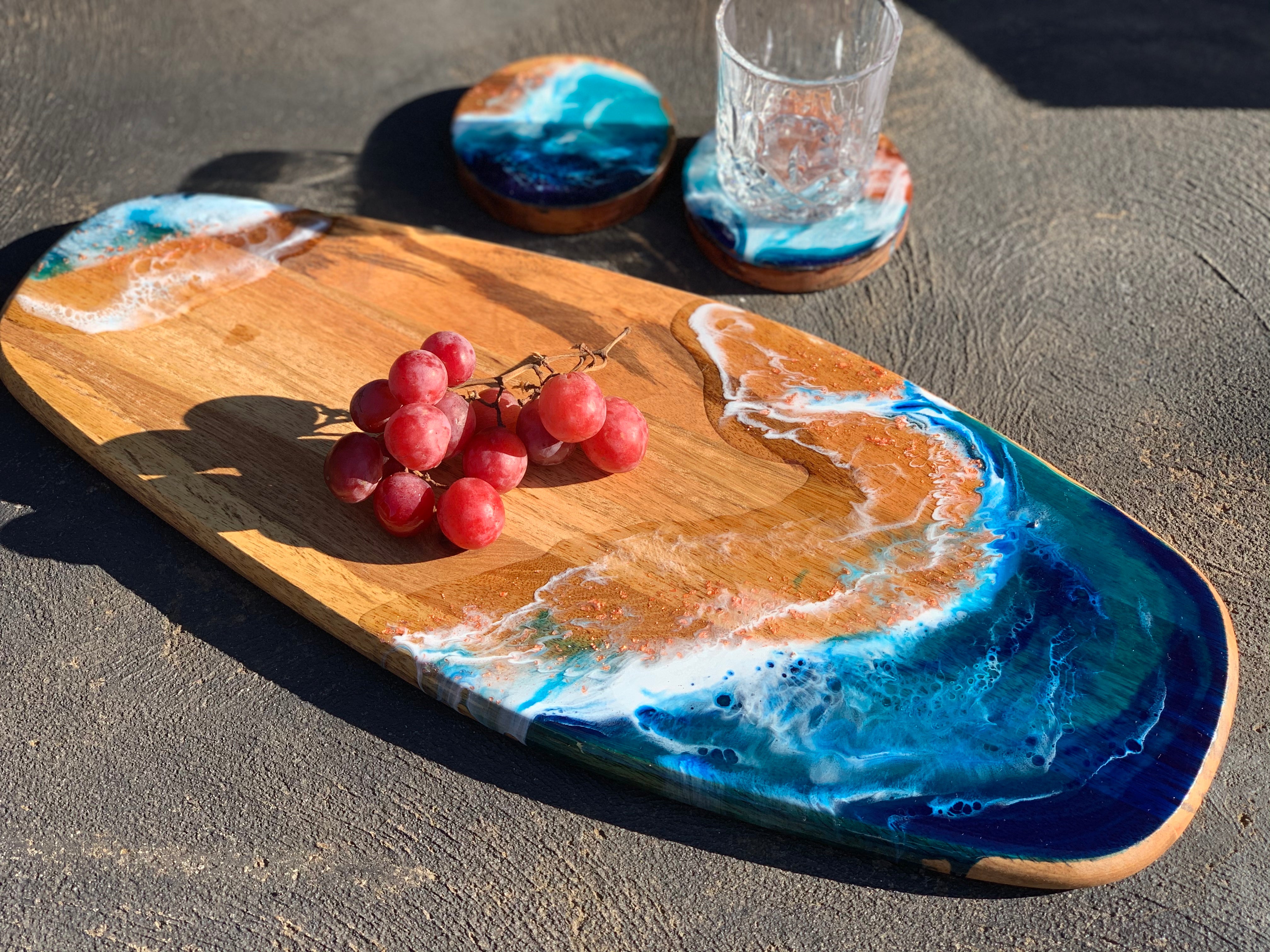 Surf board | ocean board | serving board | charcuterie board | homewares