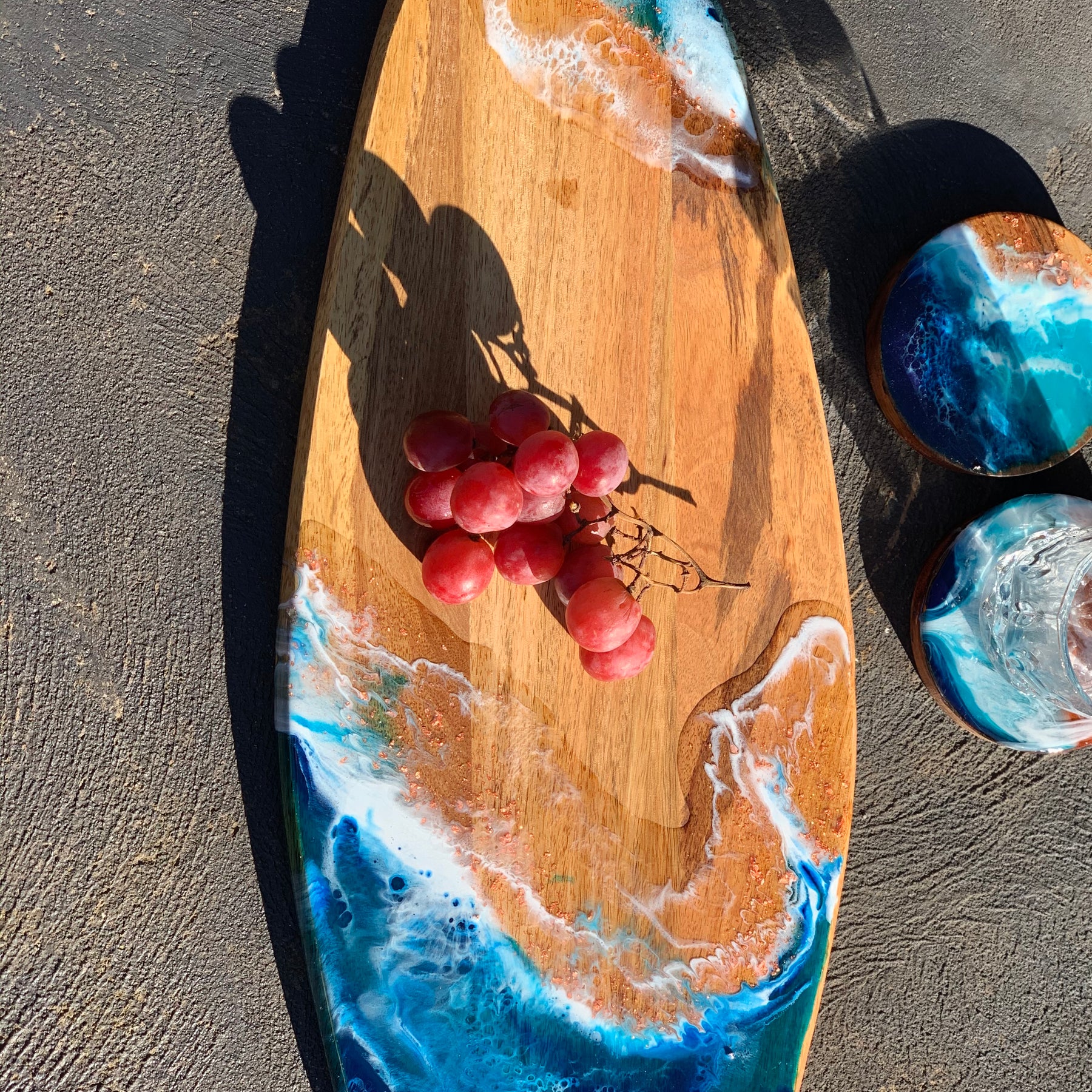 Surf board | ocean board | serving board | charcuterie board | homewares