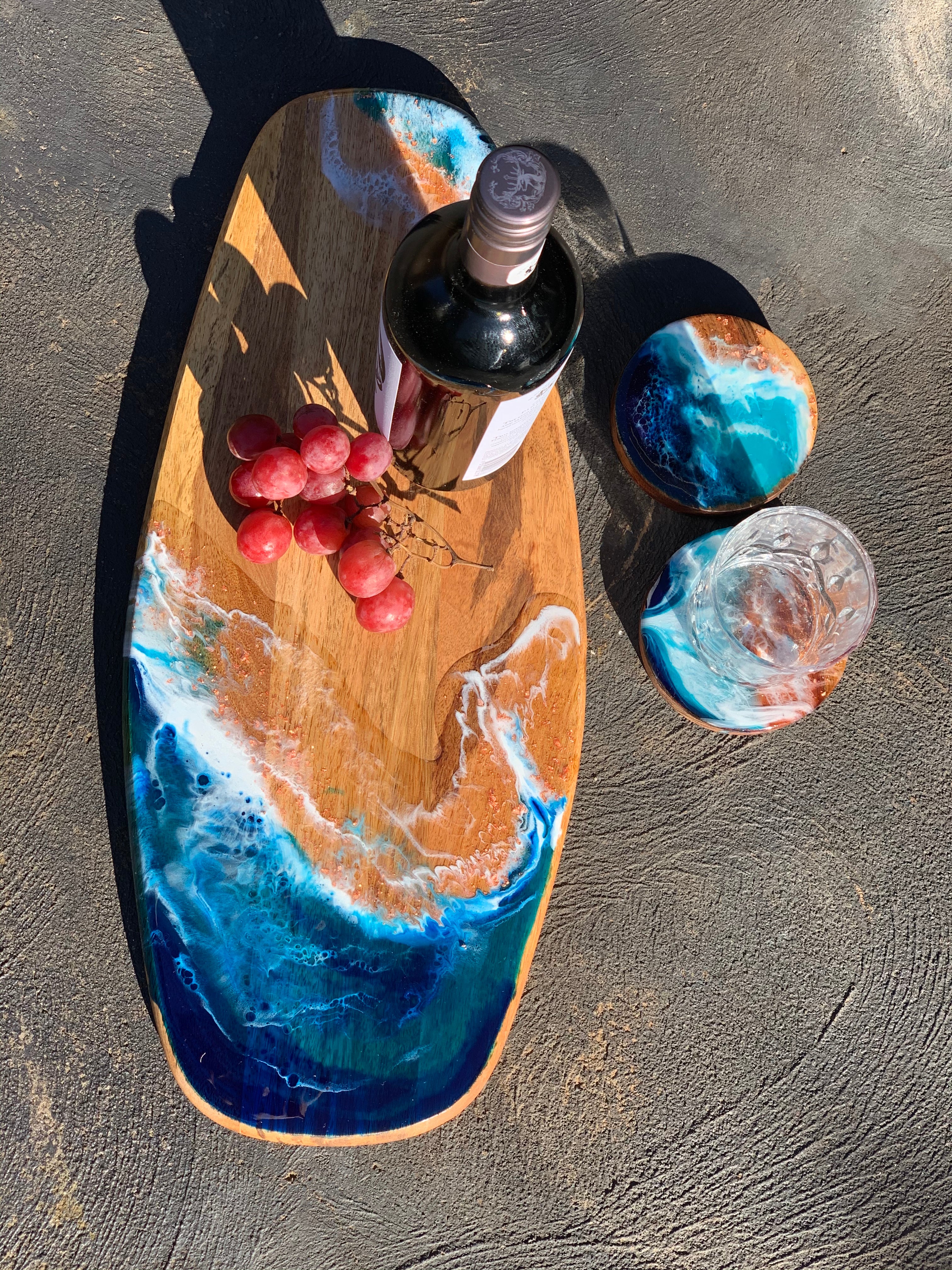 Surf board | ocean board | serving board | charcuterie board | homewares