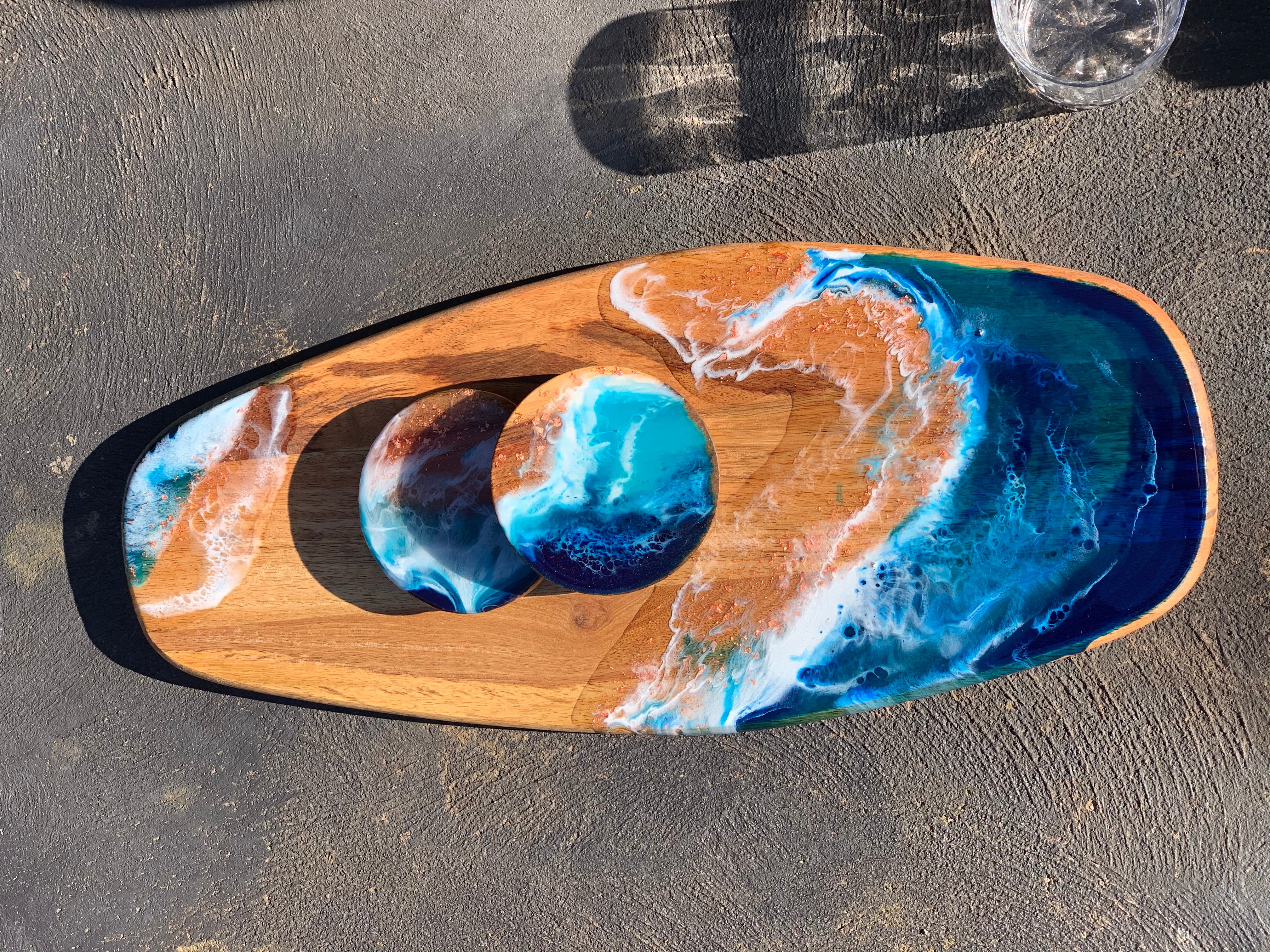 Surf board | ocean board | serving board | charcuterie board | homewares