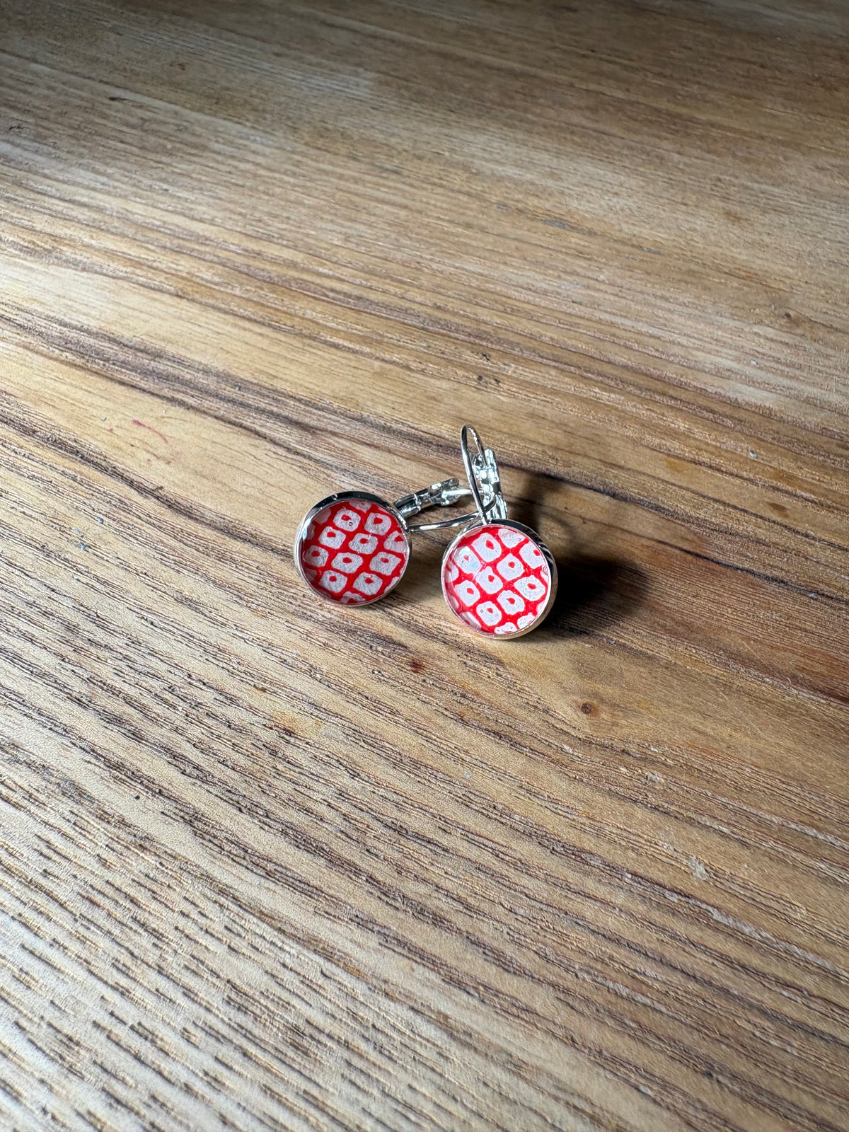 Japanese paper Resin earrings
