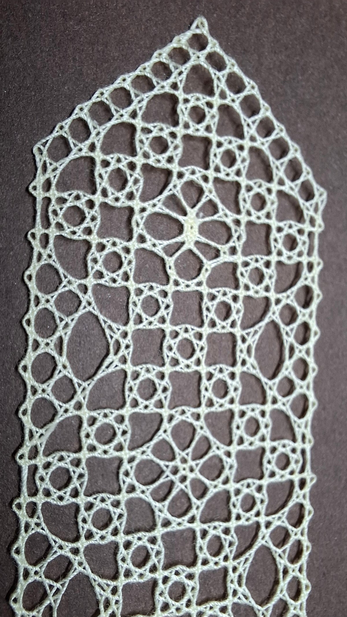 Handmade Lace Bookmark - First Communion, Confirmation & Christening Gift