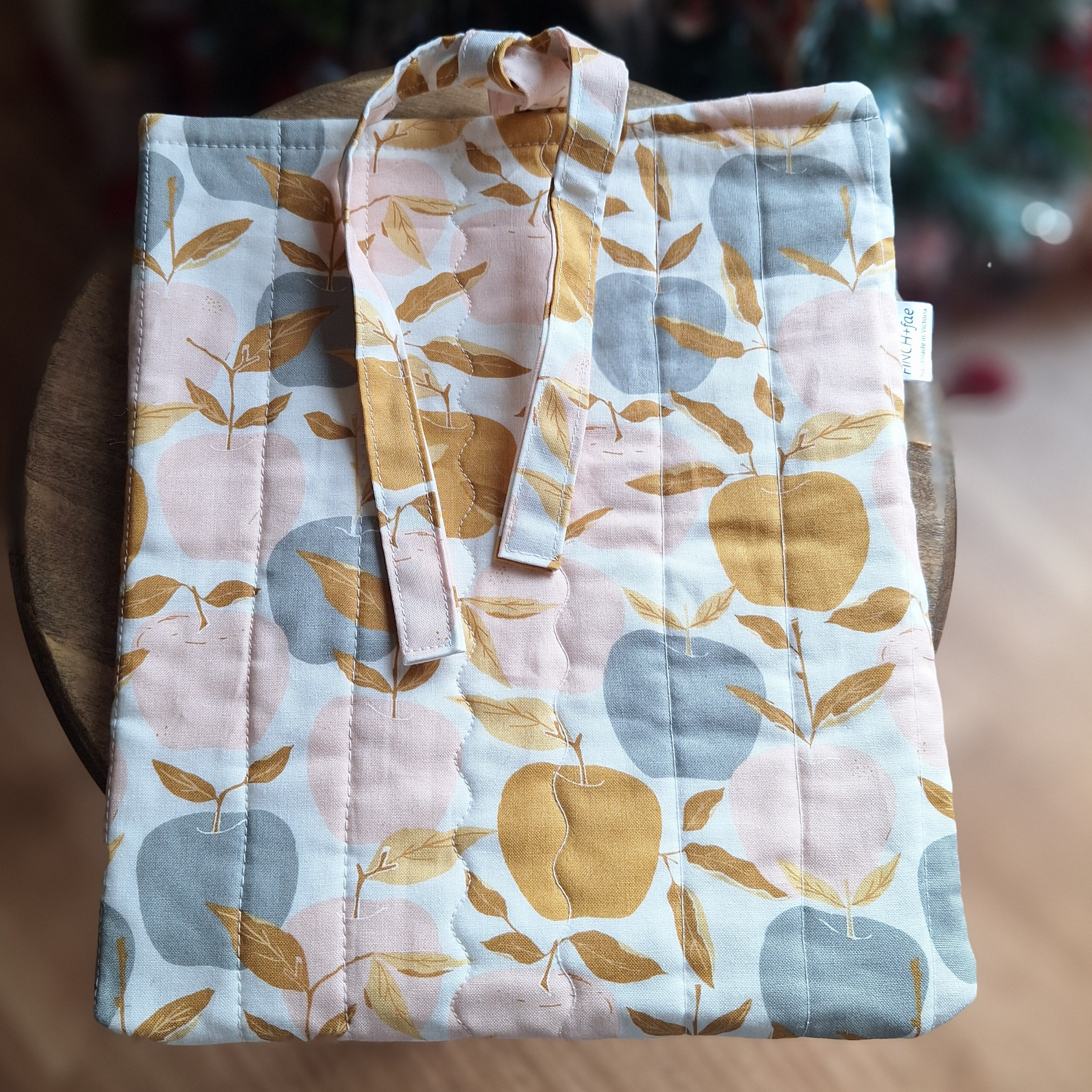 Book or 11" tablet sleeve, handmade with zip or tie closure