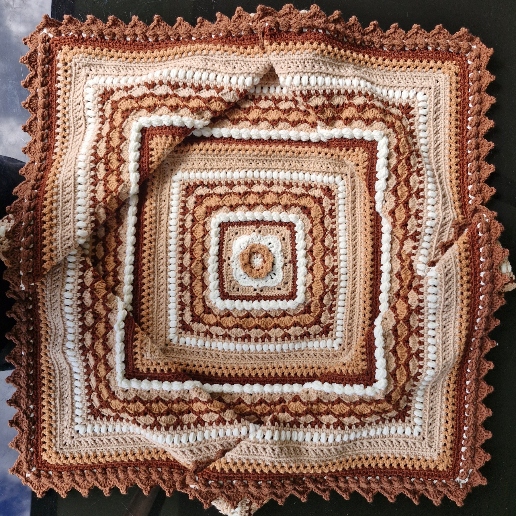 Lovely little chocolate snuggle blanket