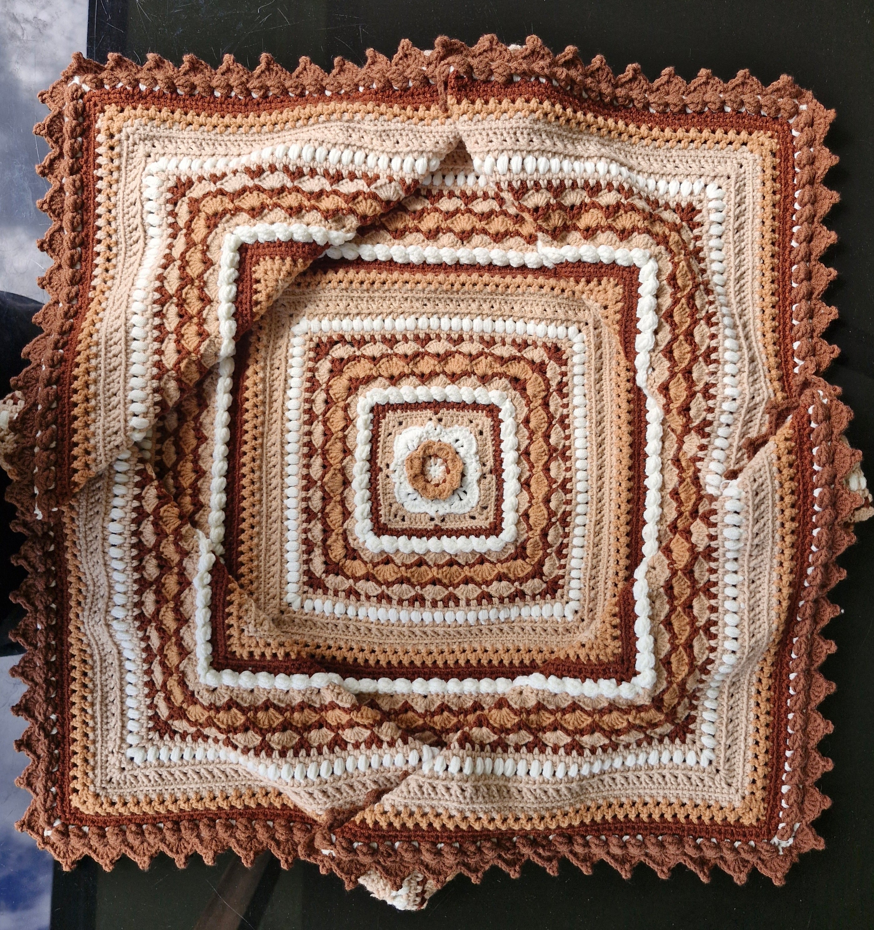 Lovely little chocolate snuggle blanket