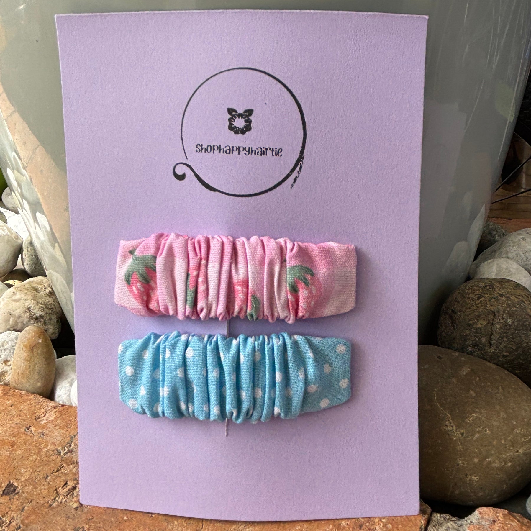 Handmade Ruffle Hair Clips